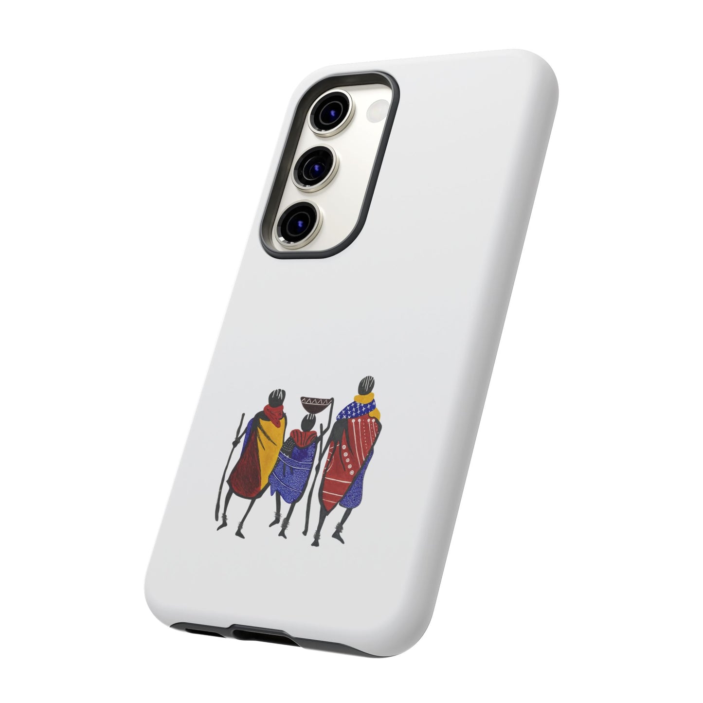 Stylish Phone Case Featuring Cultural Art, Tough Cases for Protection and Style, Gift for Holidays, Trendy Accessory, Unique Phone Cover