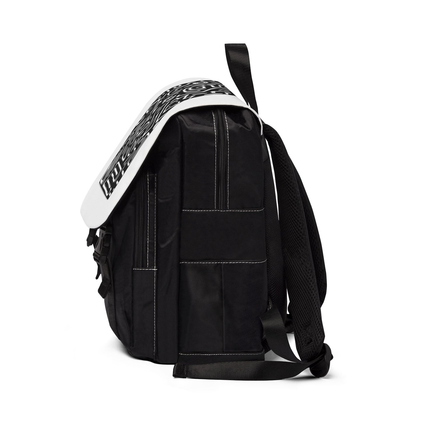 Unisex Casual Art-Themed Backpack, Stylish Everyday Bag, Functional School Pack, Trendy Travel Accessory, Unique Gift for Students