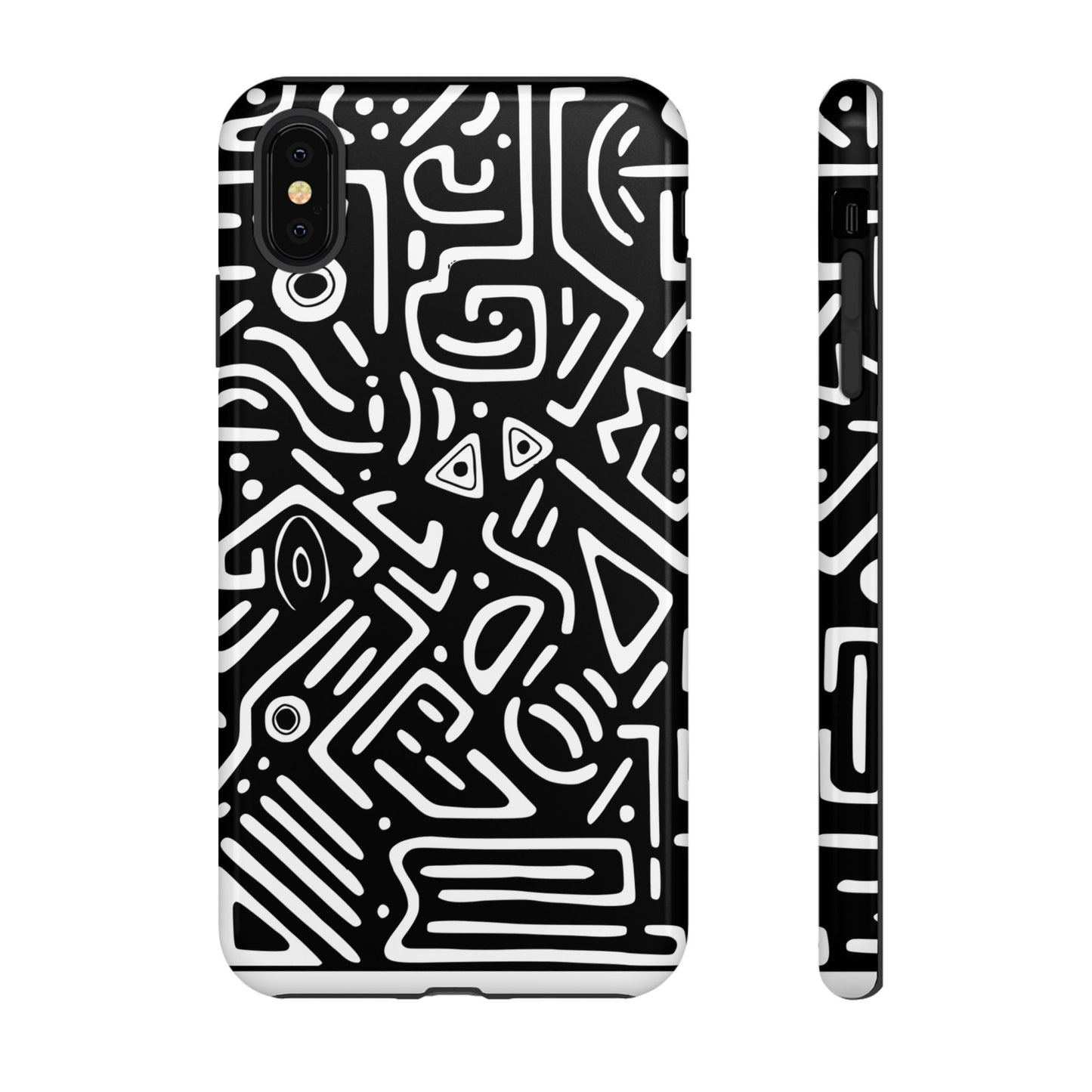 Stylish Phone Case, Abstract Design, Tough Cell Phone Cover, Modern Smartphone Protector, Gift for Tech Lovers, Unique Accessories