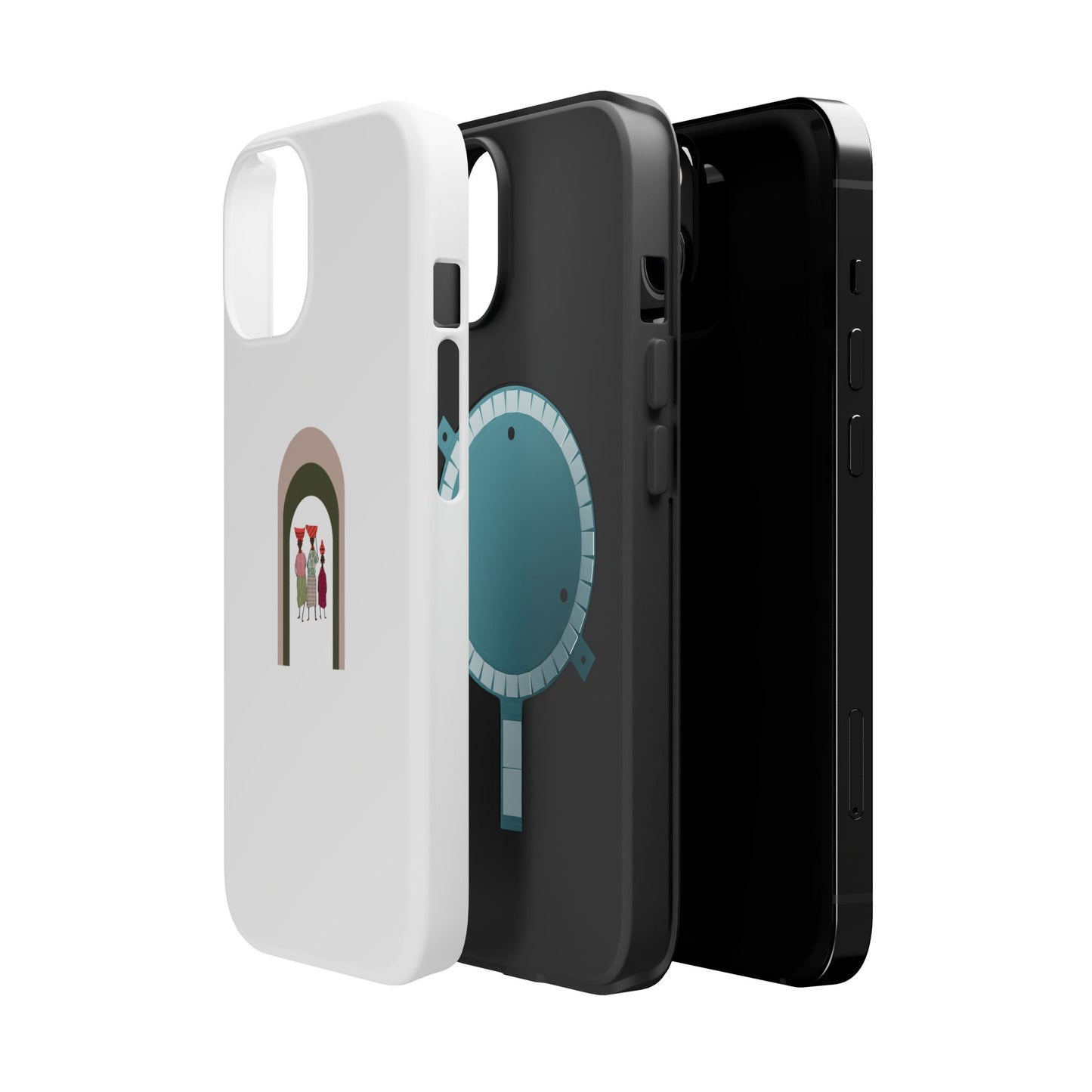 Artistic Magnetic Phone Cases, Unique Gift for Smartphone Lovers, Stylish Protection, Phone Accessories for Birthdays, Special Occasions.