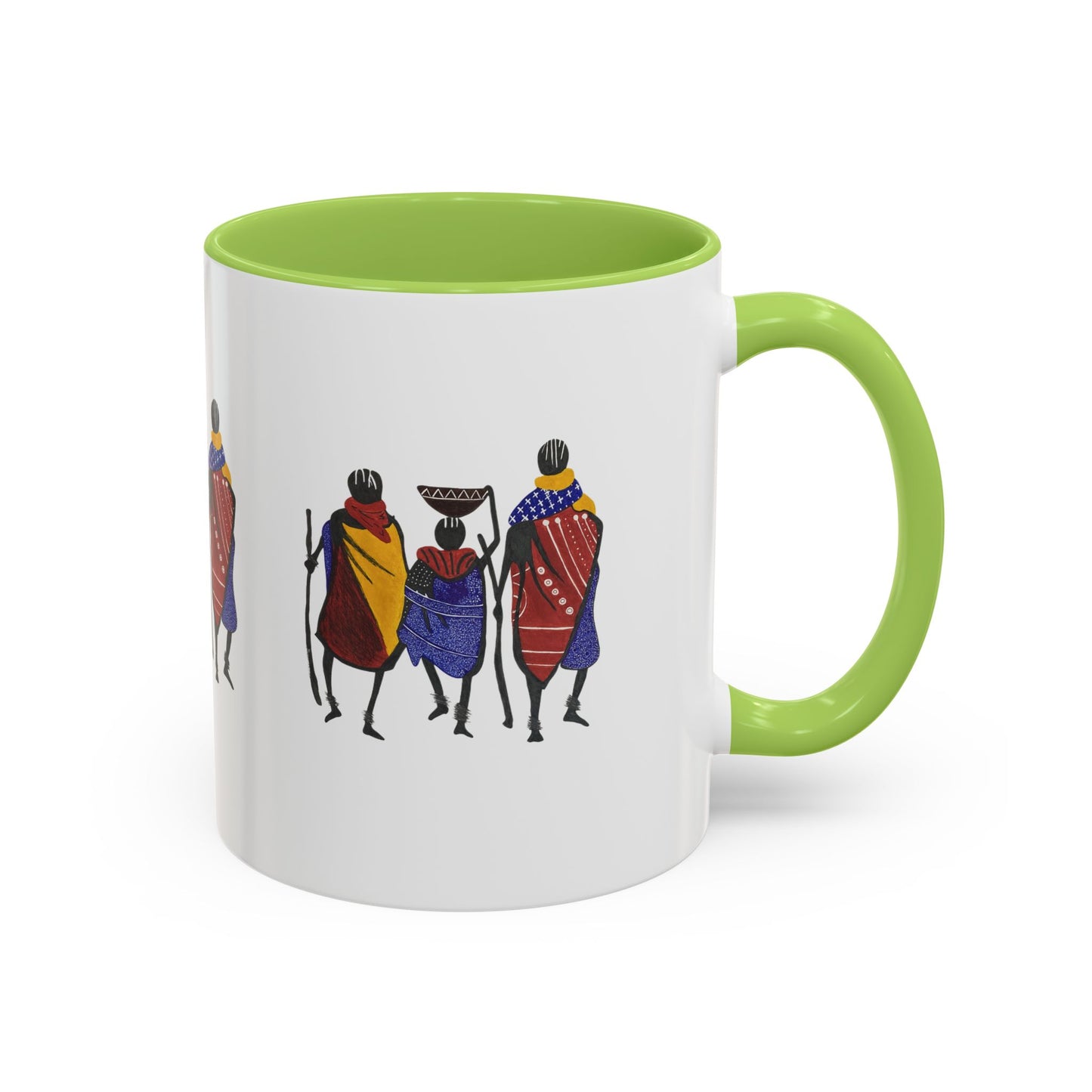 Ngwetsi Accent Coffee Mug - Colorful Design, Perfect for Home or Gifting