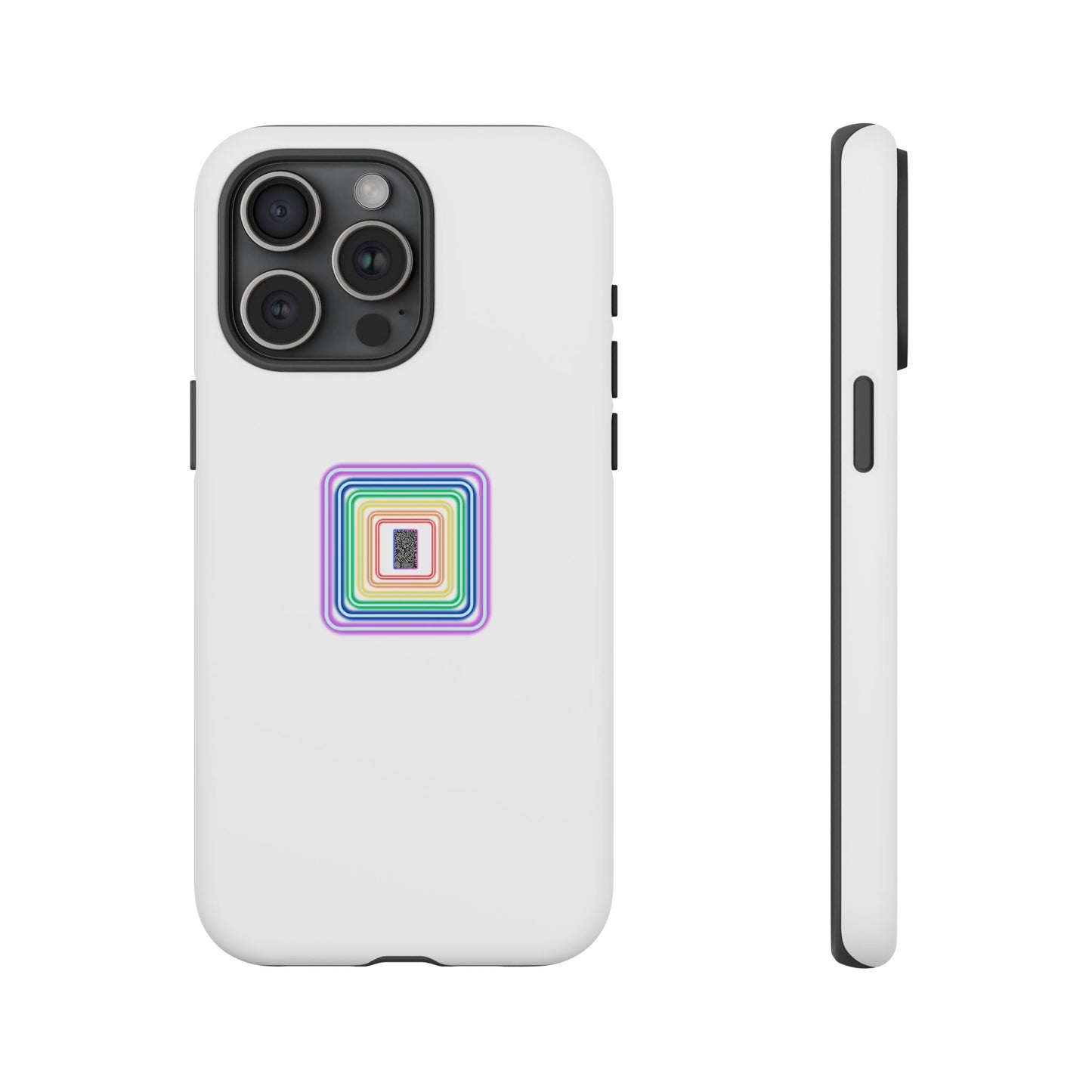 Colorful Geometric Phone Case for Tough Cases, Fun Phone Accessory, Unique Gift, Trendy Tech, Phone Protection
