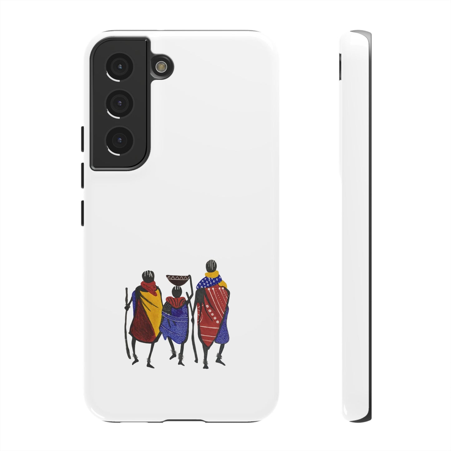 Stylish Phone Case Featuring Cultural Art, Tough Cases for Protection and Style, Gift for Holidays, Trendy Accessory, Unique Phone Cover