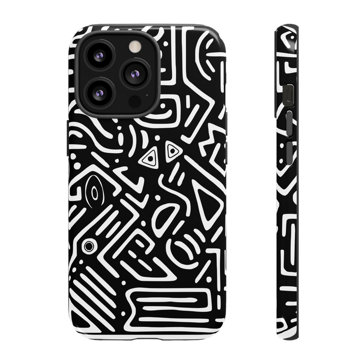 Stylish Phone Case, Abstract Design, Tough Cell Phone Cover, Modern Smartphone Protector, Gift for Tech Lovers, Unique Accessories