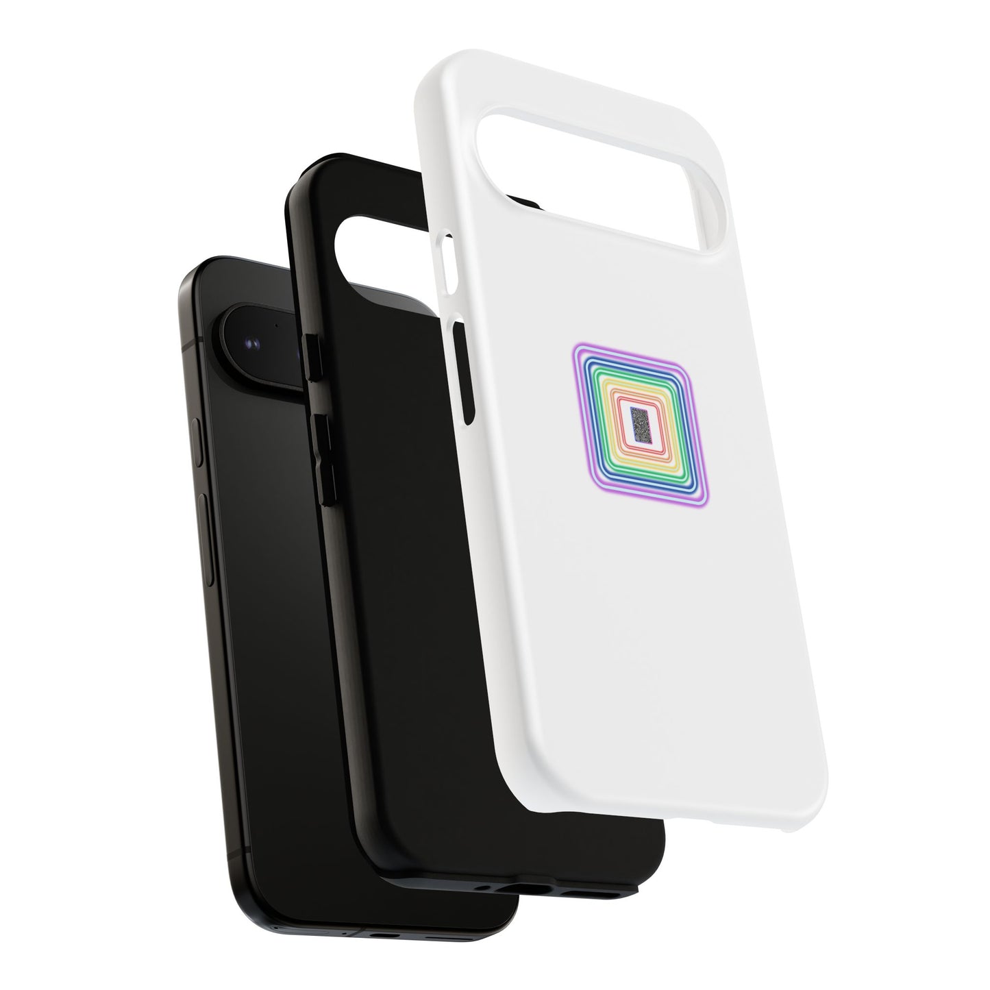 Colorful Geometric Phone Case for Tough Cases, Fun Phone Accessory, Unique Gift, Trendy Tech, Phone Protection