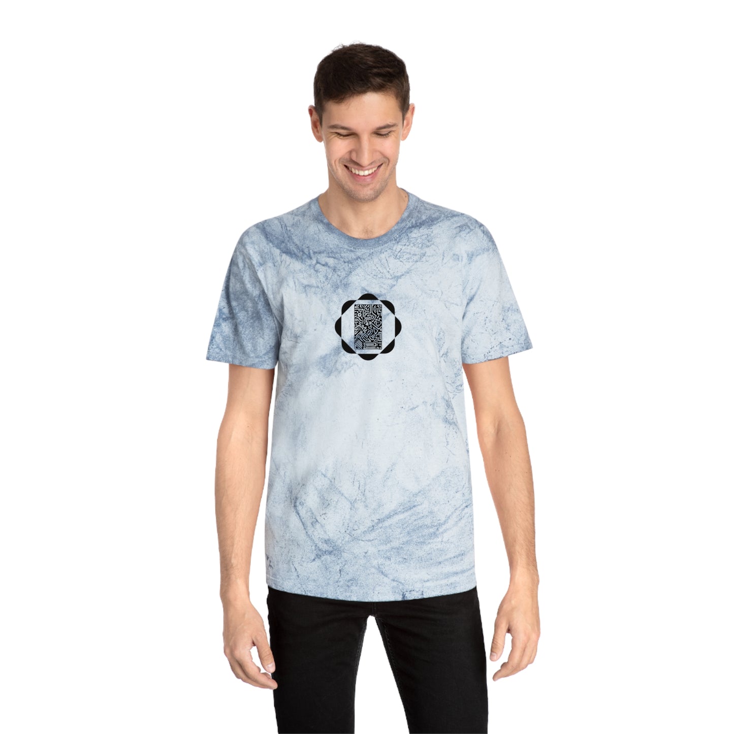 Pulse - Color Blast Unisex T-Shirt, Vibrant Tie-Dye Tee, Bohemian Style Shirt, Unique Graphic Top, Perfect Gift for Art Lovers