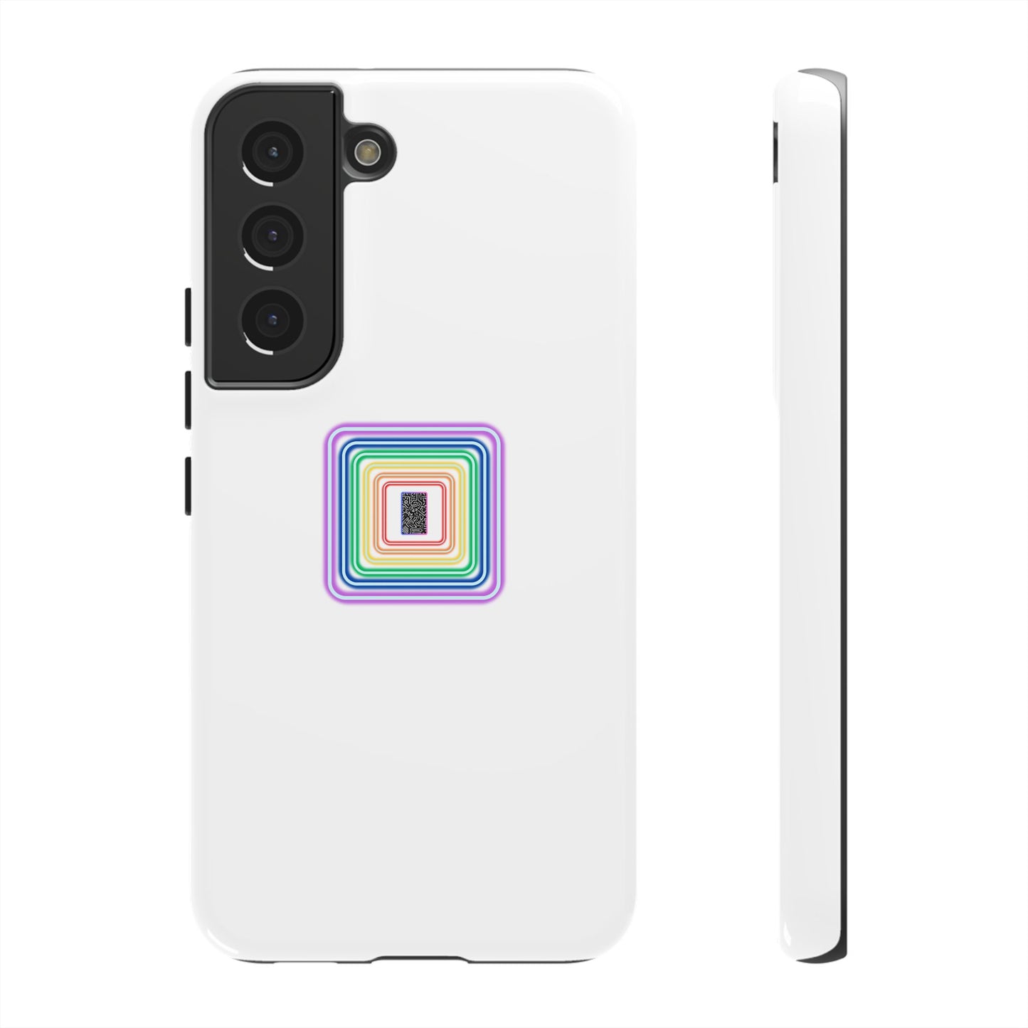 Colorful Geometric Phone Case for Tough Cases, Fun Phone Accessory, Unique Gift, Trendy Tech, Phone Protection
