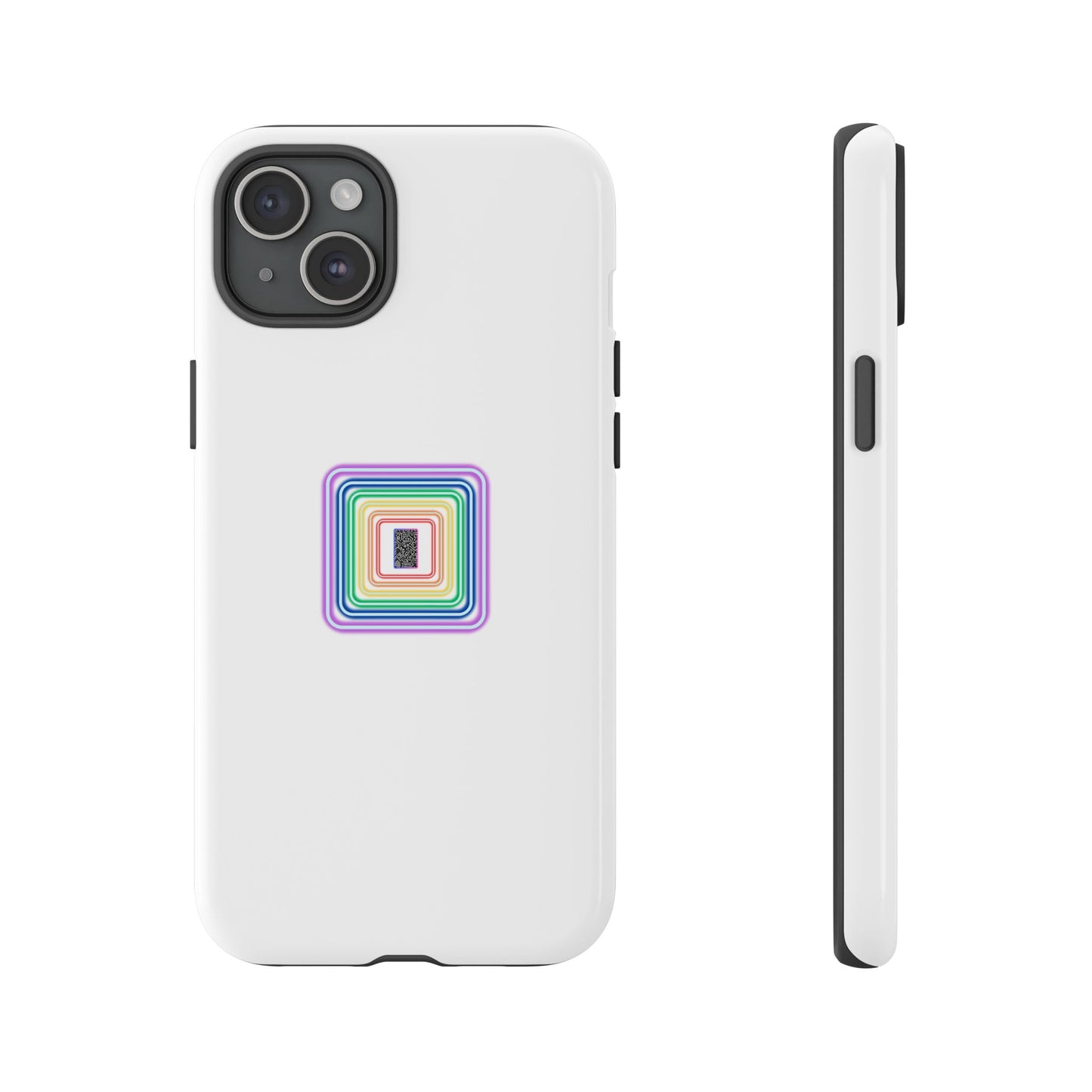 Colorful Geometric Phone Case for Tough Cases, Fun Phone Accessory, Unique Gift, Trendy Tech, Phone Protection