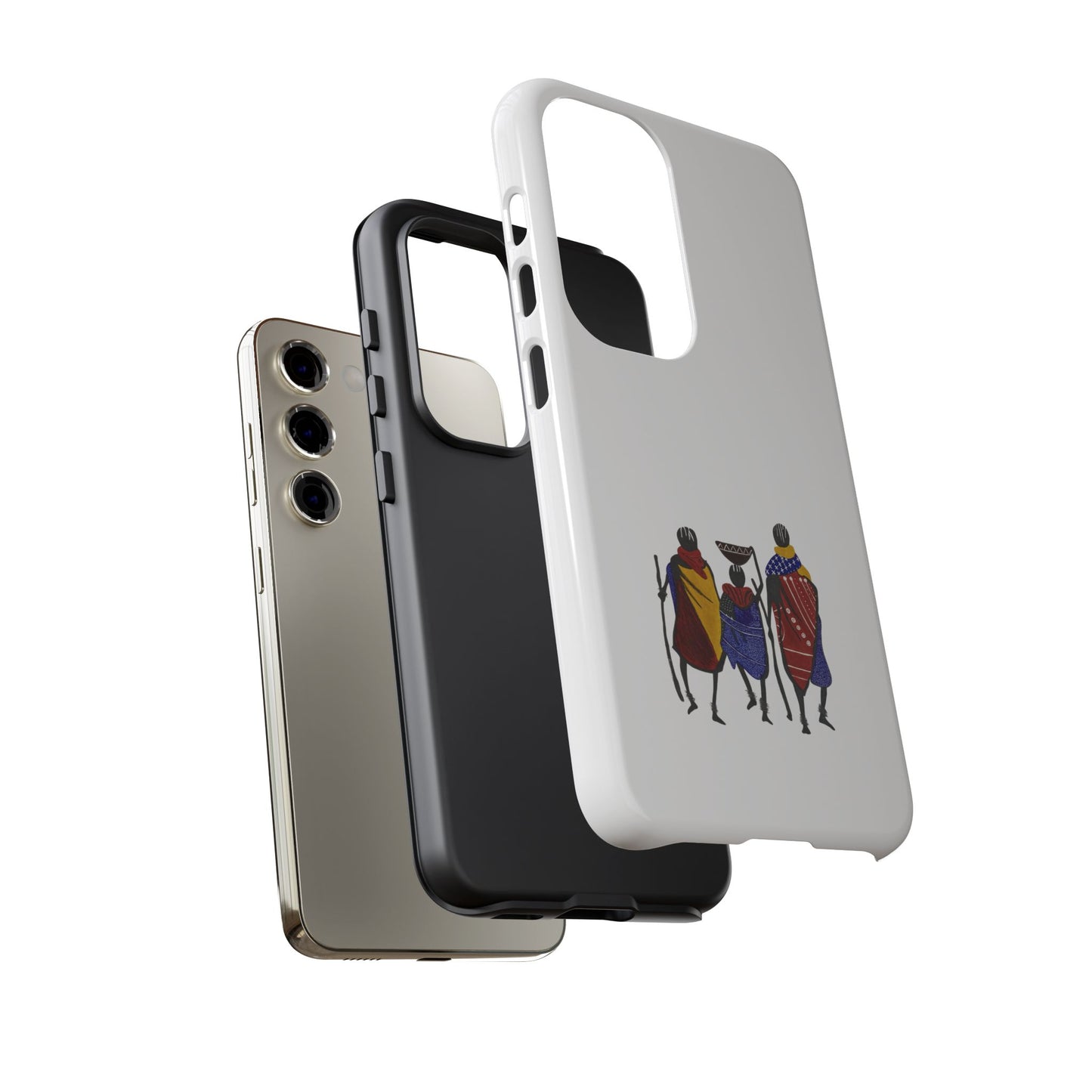 Stylish Phone Case Featuring Cultural Art, Tough Cases for Protection and Style, Gift for Holidays, Trendy Accessory, Unique Phone Cover