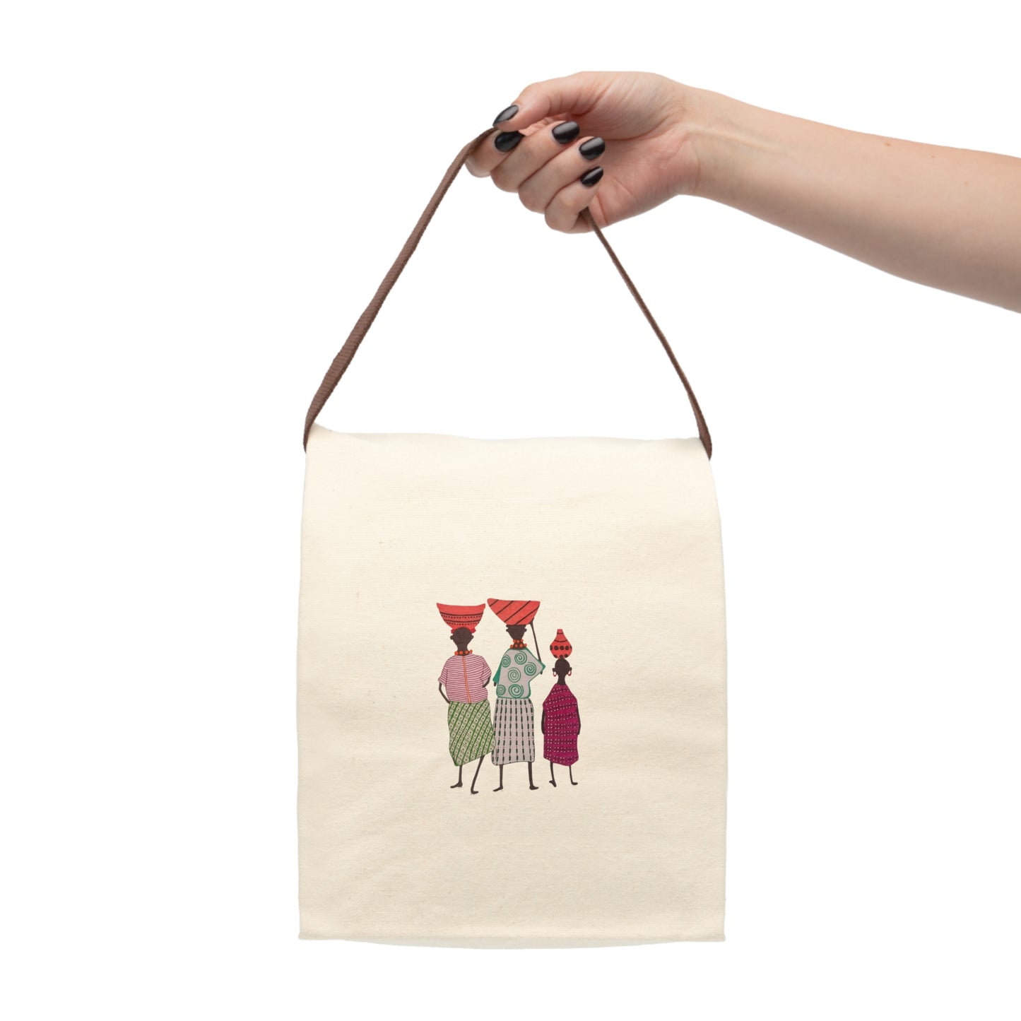 Dinkgwana - Canvas Lunch Bag with Strap