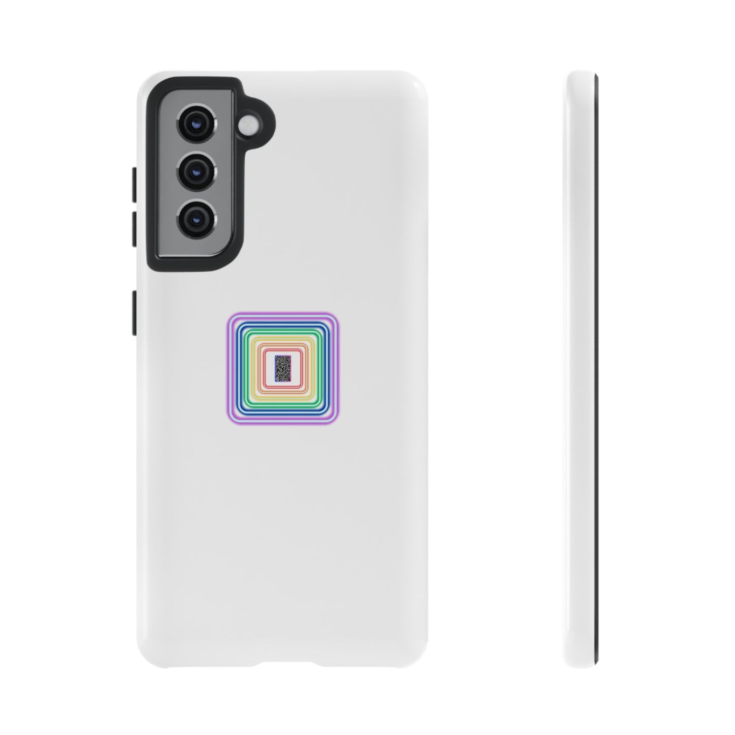 Colorful Geometric Phone Case for Tough Cases, Fun Phone Accessory, Unique Gift, Trendy Tech, Phone Protection