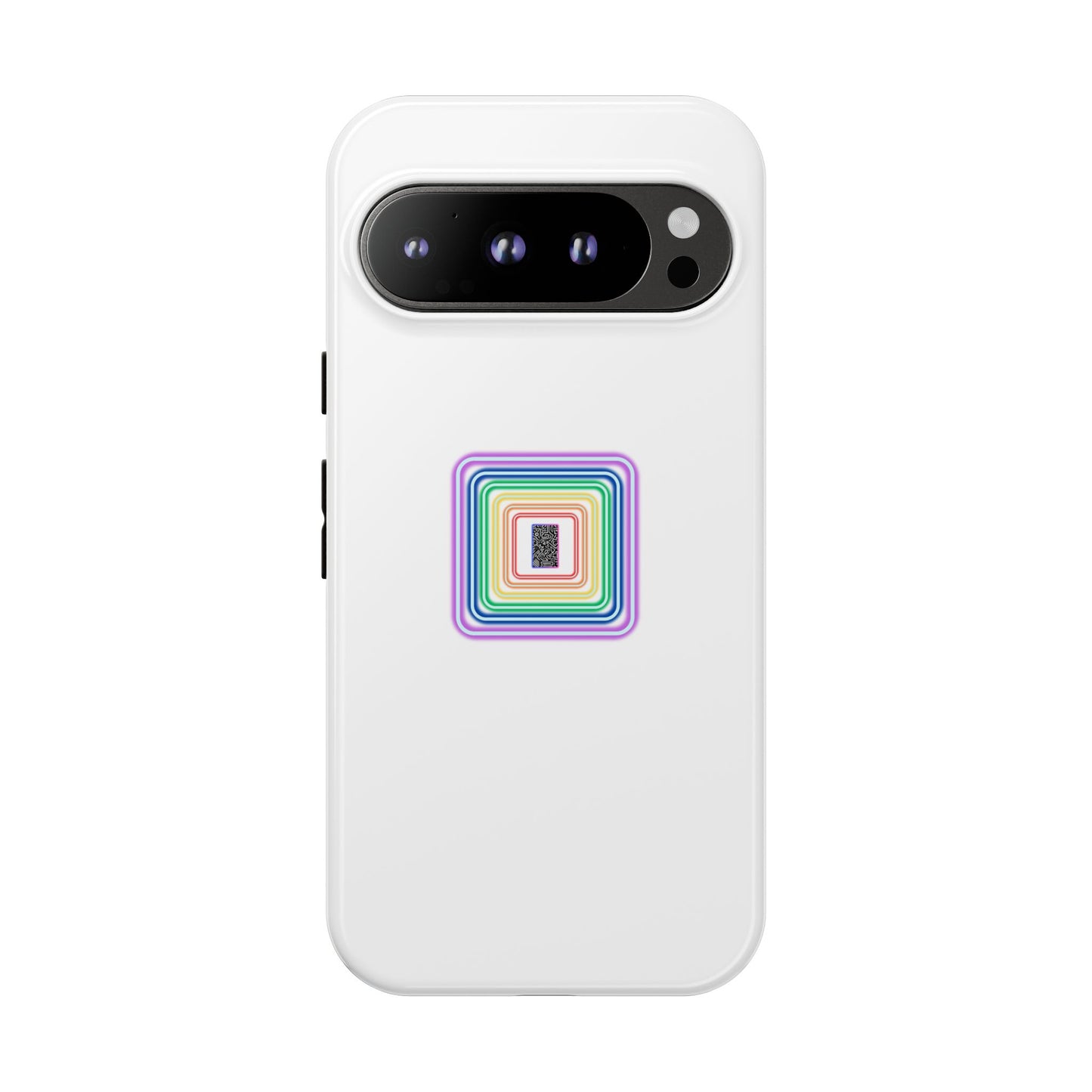 Colorful Geometric Phone Case for Tough Cases, Fun Phone Accessory, Unique Gift, Trendy Tech, Phone Protection