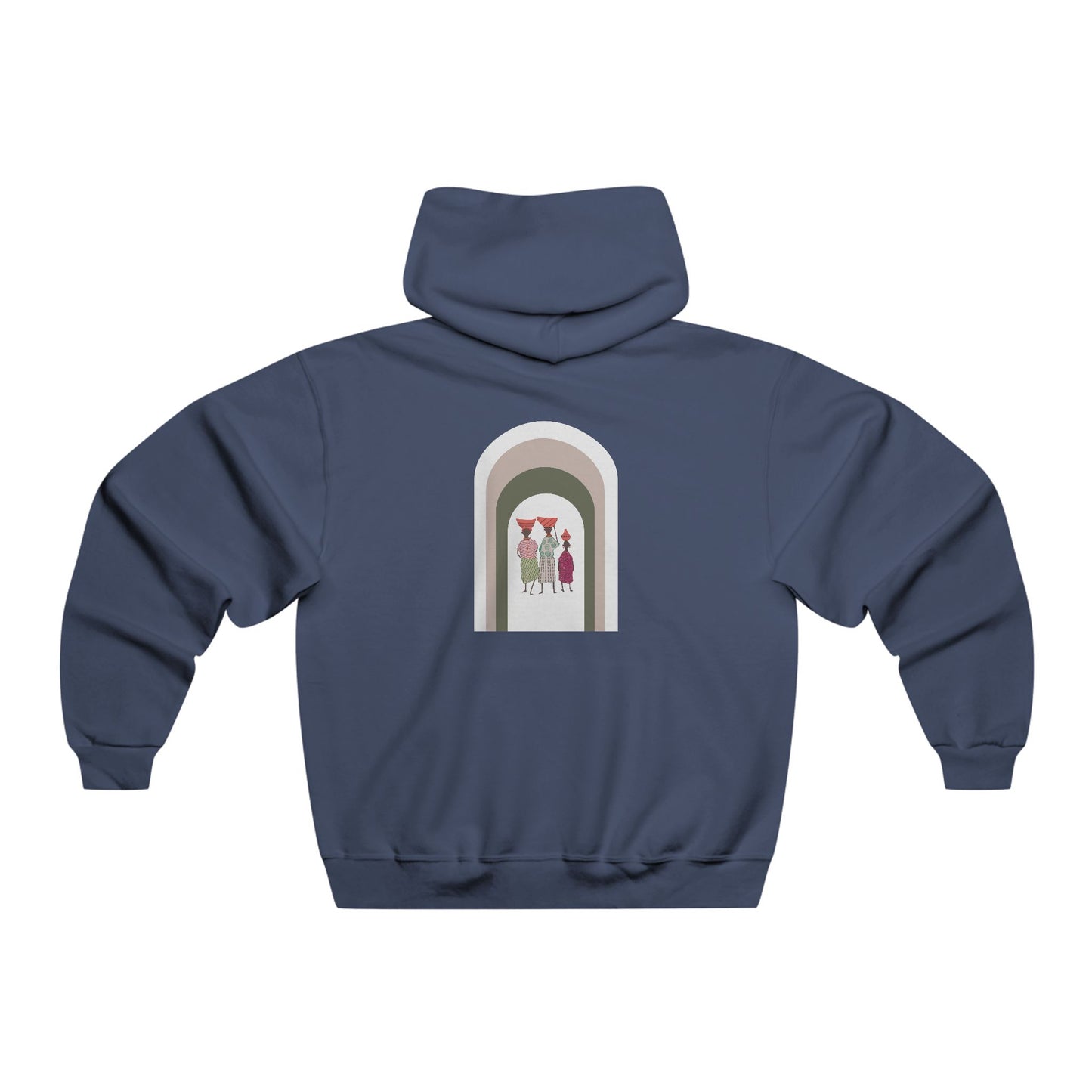 Stylish Unisex Hoodie with Artistic Arch Design, Cozy Sweatshirt for Casual Wear, Perfect Gift for Birthdays, Holidays, Everyday