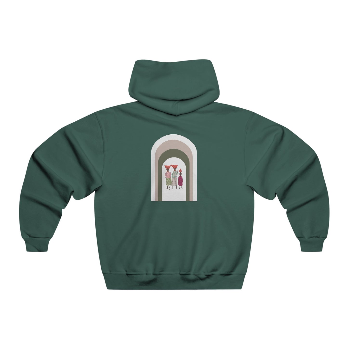 Stylish Unisex Hoodie with Artistic Arch Design, Cozy Sweatshirt for Casual Wear, Perfect Gift for Birthdays, Holidays, Everyday