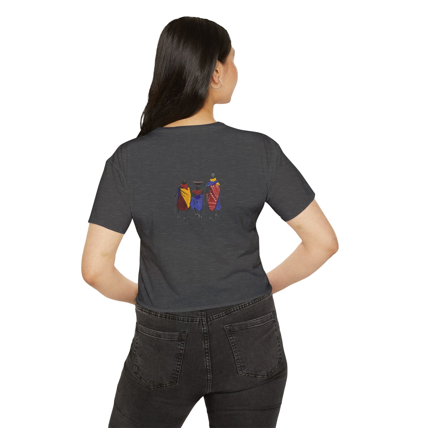 Ngwetsi Women's Festival Crop Top - Graphic Tee