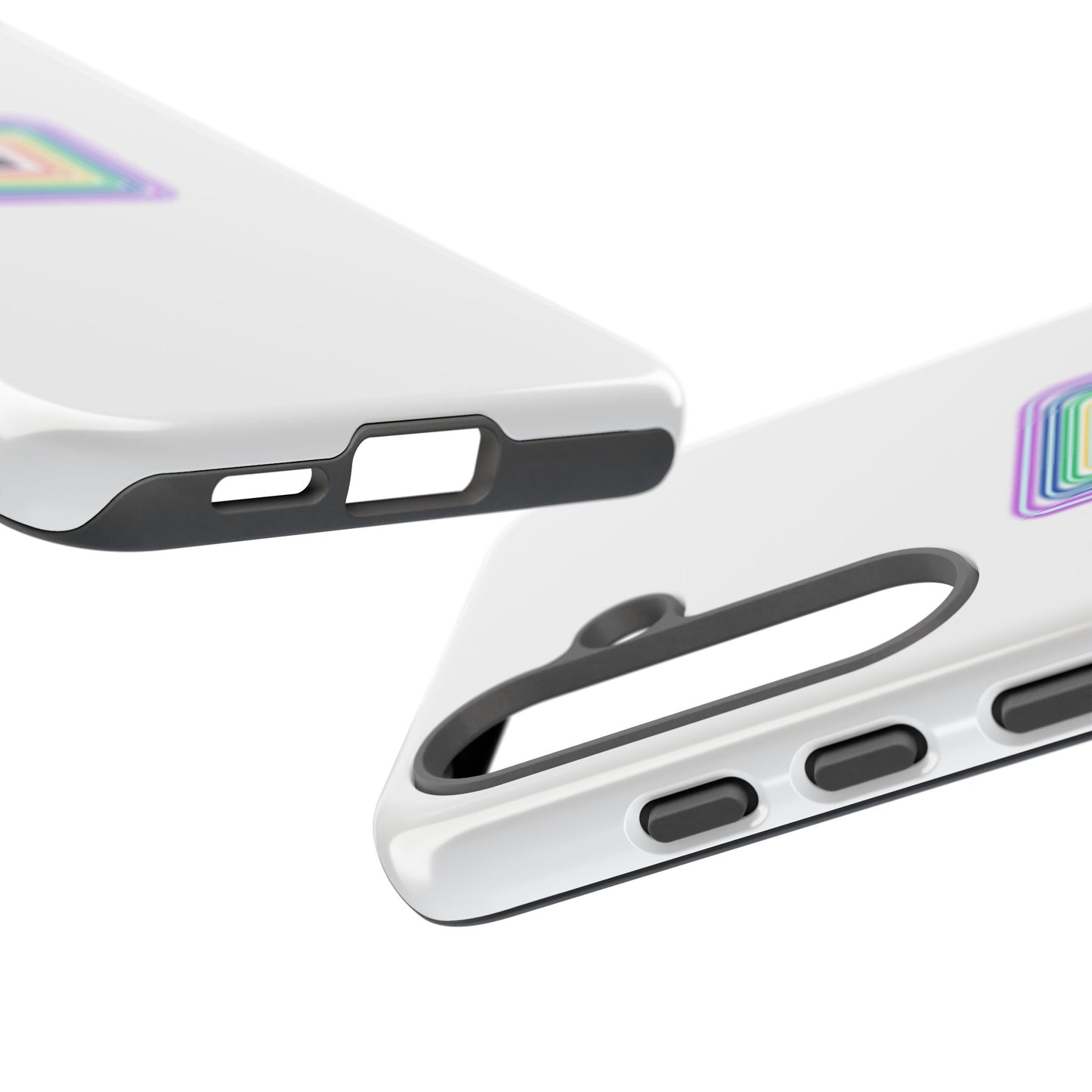 Colorful Geometric Phone Case for Tough Cases, Fun Phone Accessory, Unique Gift, Trendy Tech, Phone Protection