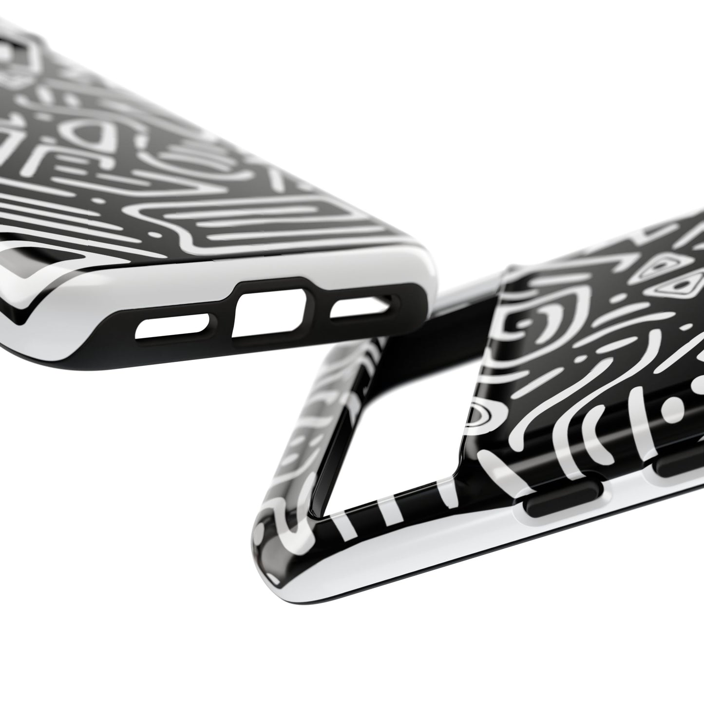 Stylish Phone Case, Abstract Design, Tough Cell Phone Cover, Modern Smartphone Protector, Gift for Tech Lovers, Unique Accessories