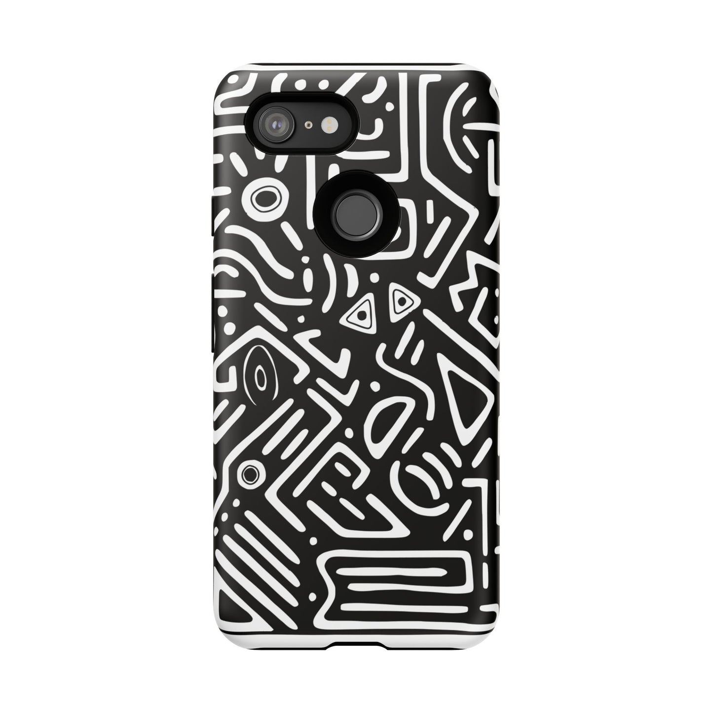 Stylish Phone Case, Abstract Design, Tough Cell Phone Cover, Modern Smartphone Protector, Gift for Tech Lovers, Unique Accessories