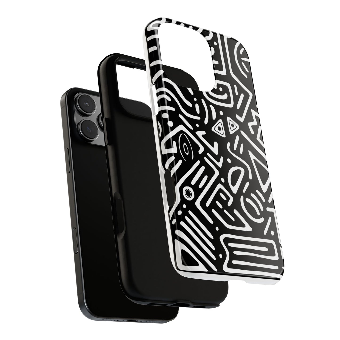 Stylish Phone Case, Abstract Design, Tough Cell Phone Cover, Modern Smartphone Protector, Gift for Tech Lovers, Unique Accessories