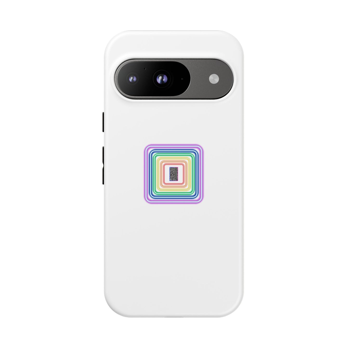 Colorful Geometric Phone Case for Tough Cases, Fun Phone Accessory, Unique Gift, Trendy Tech, Phone Protection