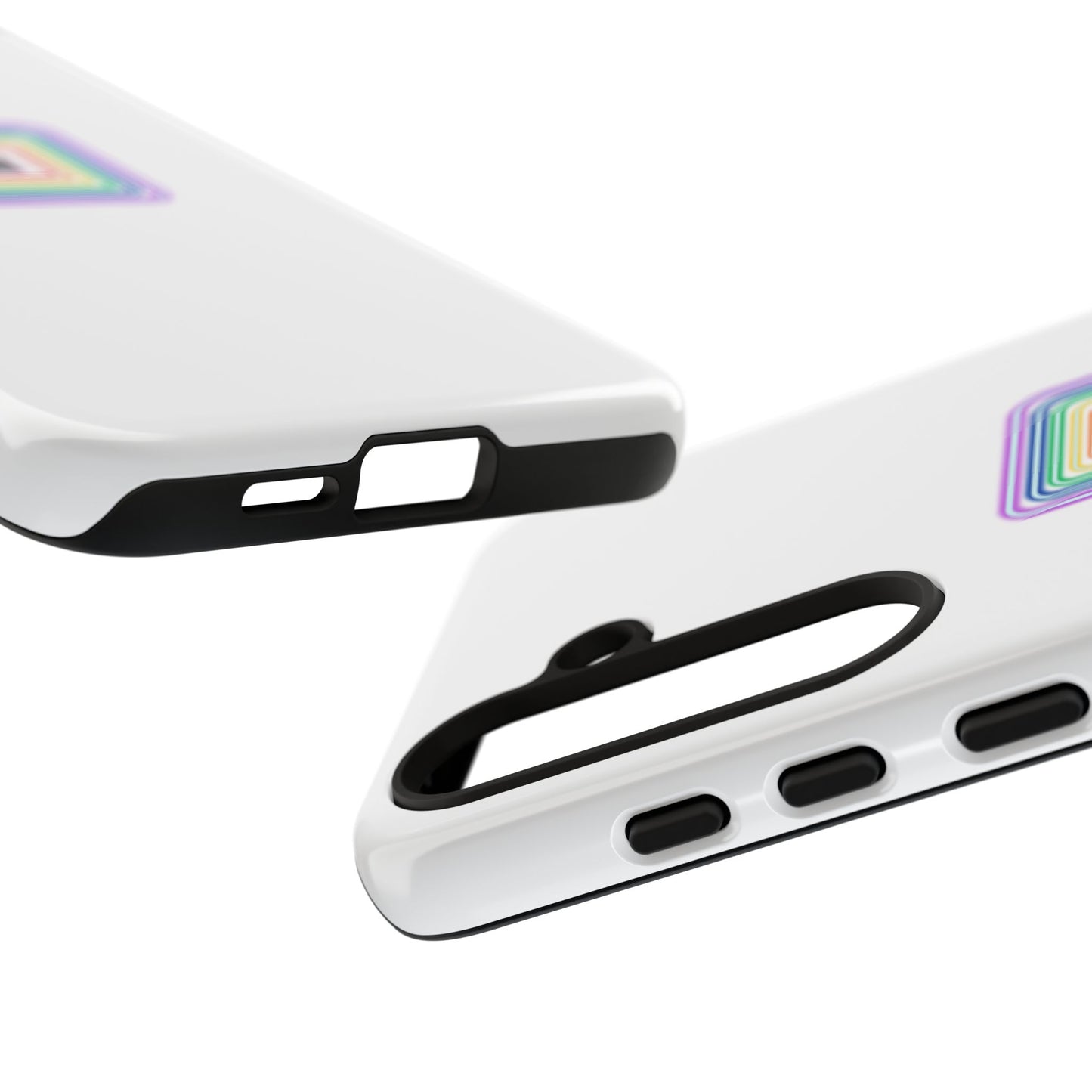 Colorful Geometric Phone Case for Tough Cases, Fun Phone Accessory, Unique Gift, Trendy Tech, Phone Protection