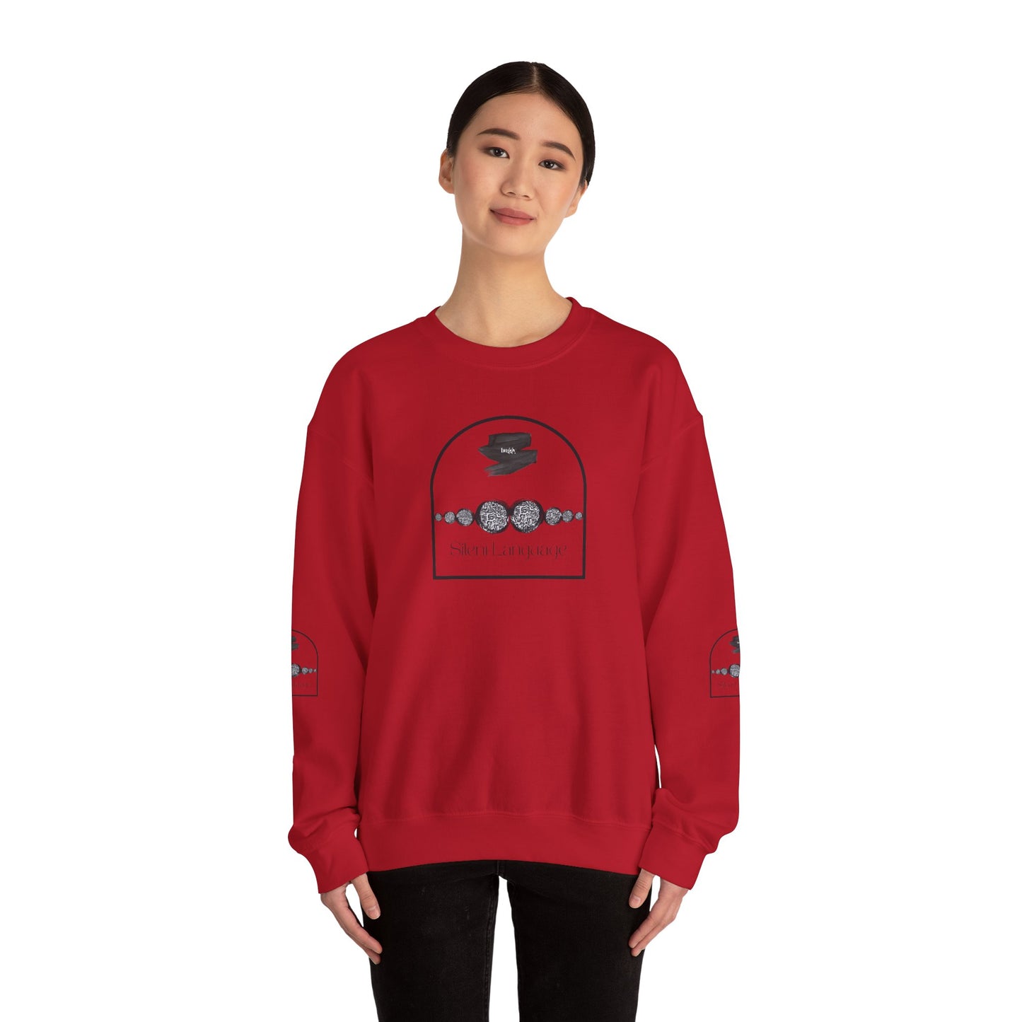 Silent Language - Unisex Heavy Blend™ Crewneck Sweatshirt