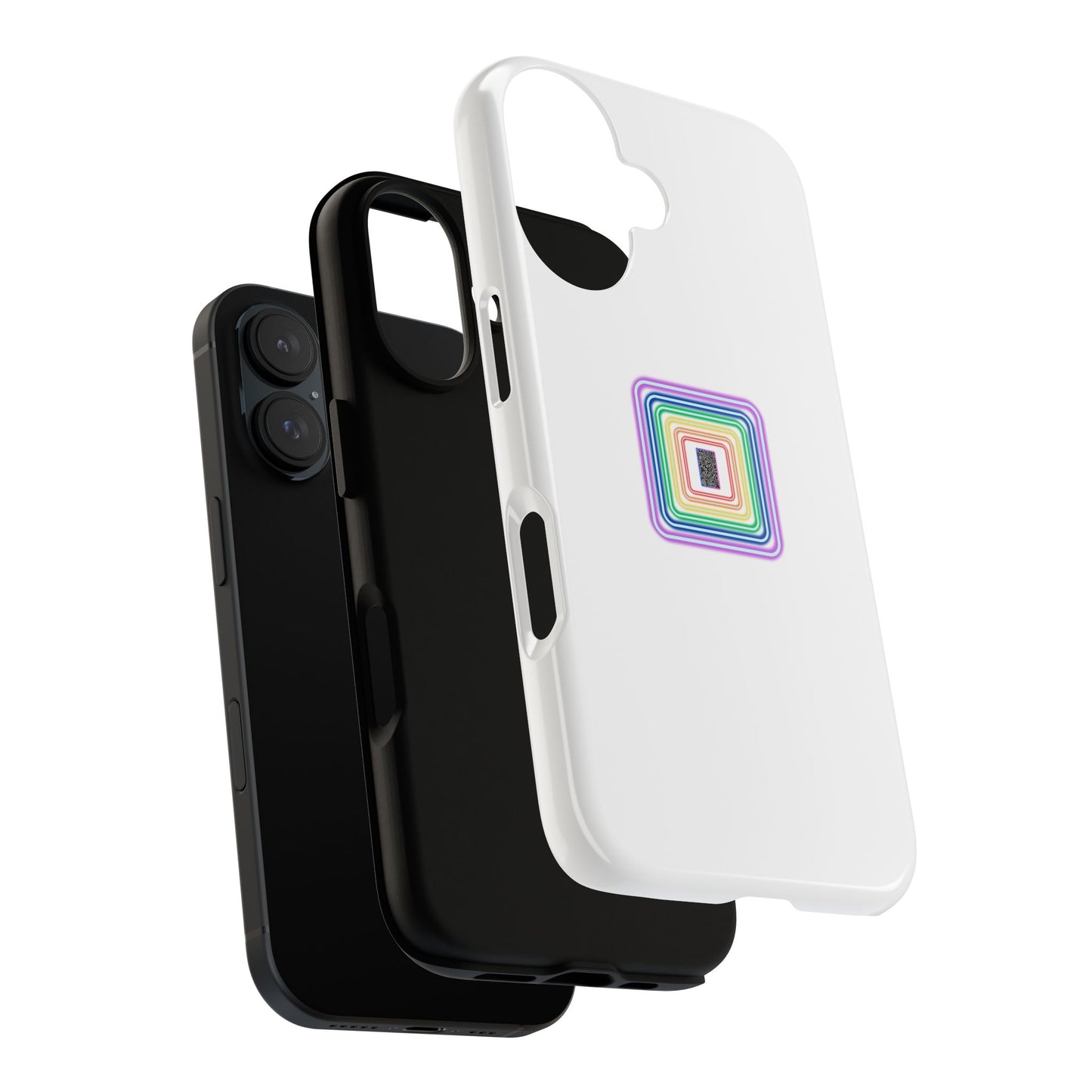 Colorful Geometric Phone Case for Tough Cases, Fun Phone Accessory, Unique Gift, Trendy Tech, Phone Protection
