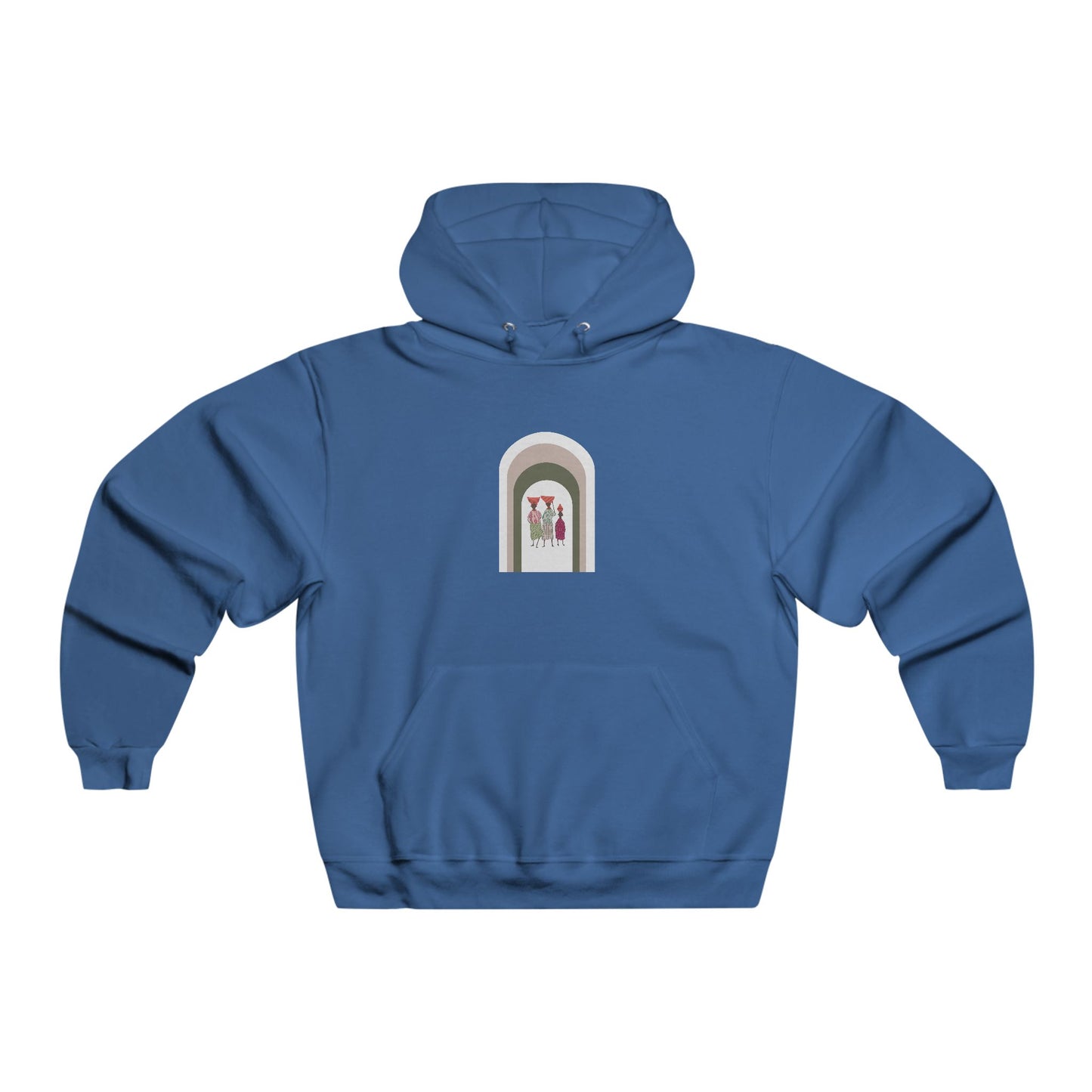 Stylish Unisex Hoodie with Artistic Arch Design, Cozy Sweatshirt for Casual Wear, Perfect Gift for Birthdays, Holidays, Everyday