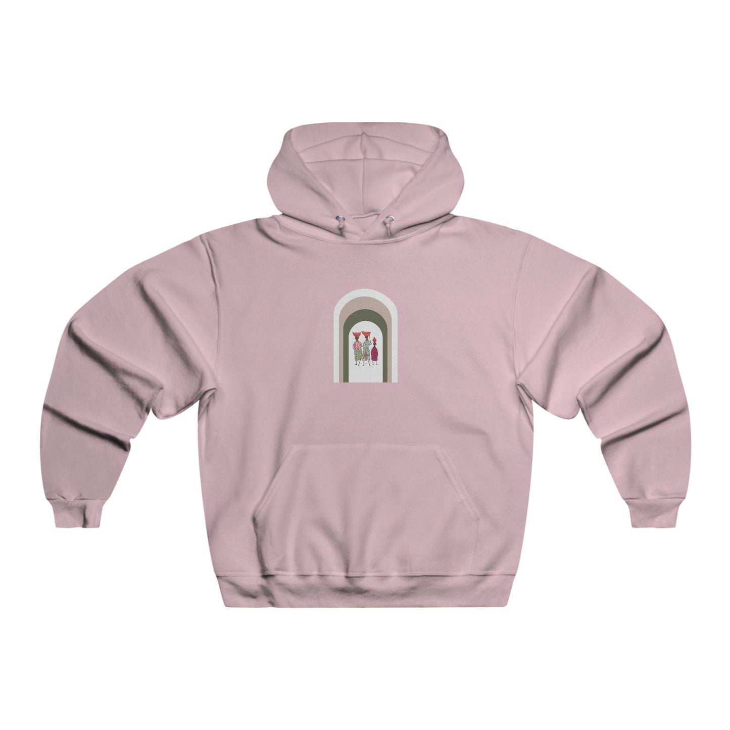 Stylish Unisex Hoodie with Artistic Arch Design, Cozy Sweatshirt for Casual Wear, Perfect Gift for Birthdays, Holidays, Everyday