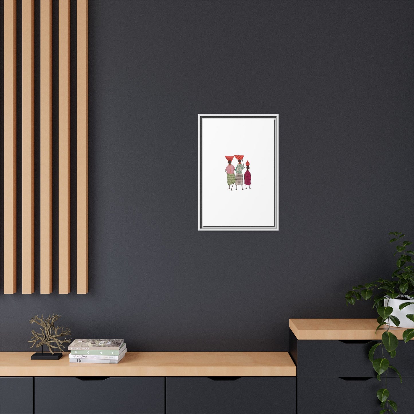 Dinkgwana - Framed Matte Canvas Art