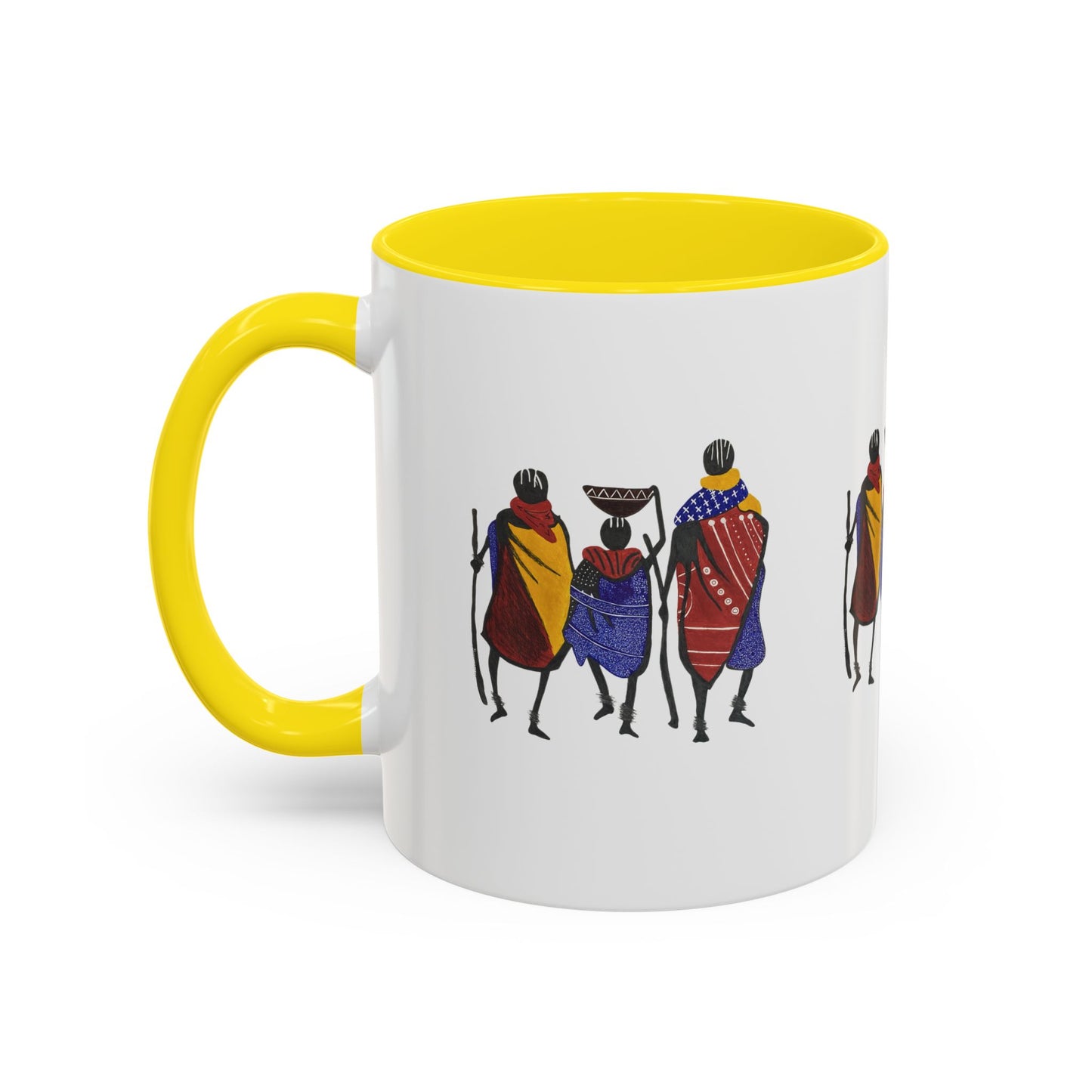 Ngwetsi Accent Coffee Mug - Colorful Design, Perfect for Home or Gifting