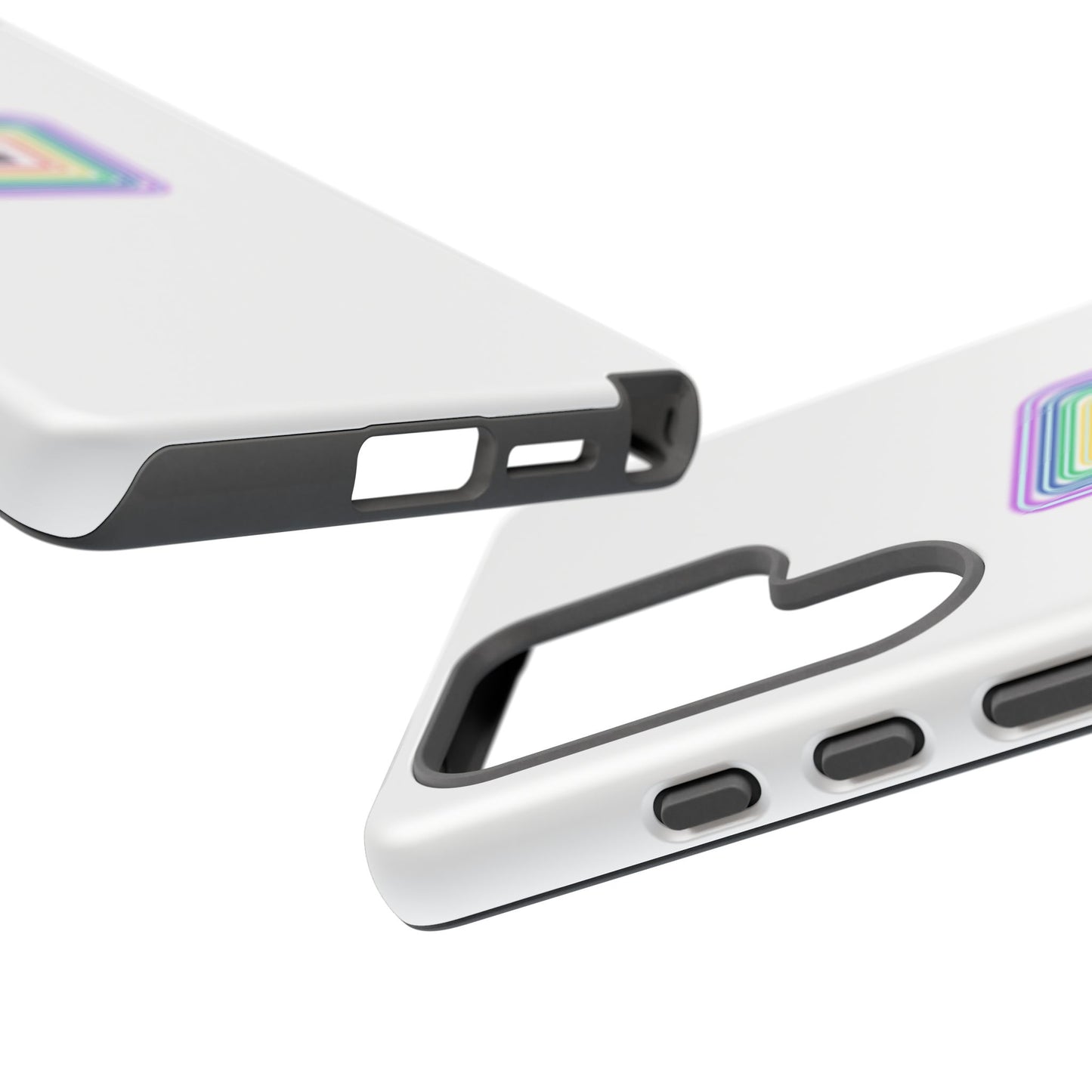 Colorful Geometric Phone Case for Tough Cases, Fun Phone Accessory, Unique Gift, Trendy Tech, Phone Protection