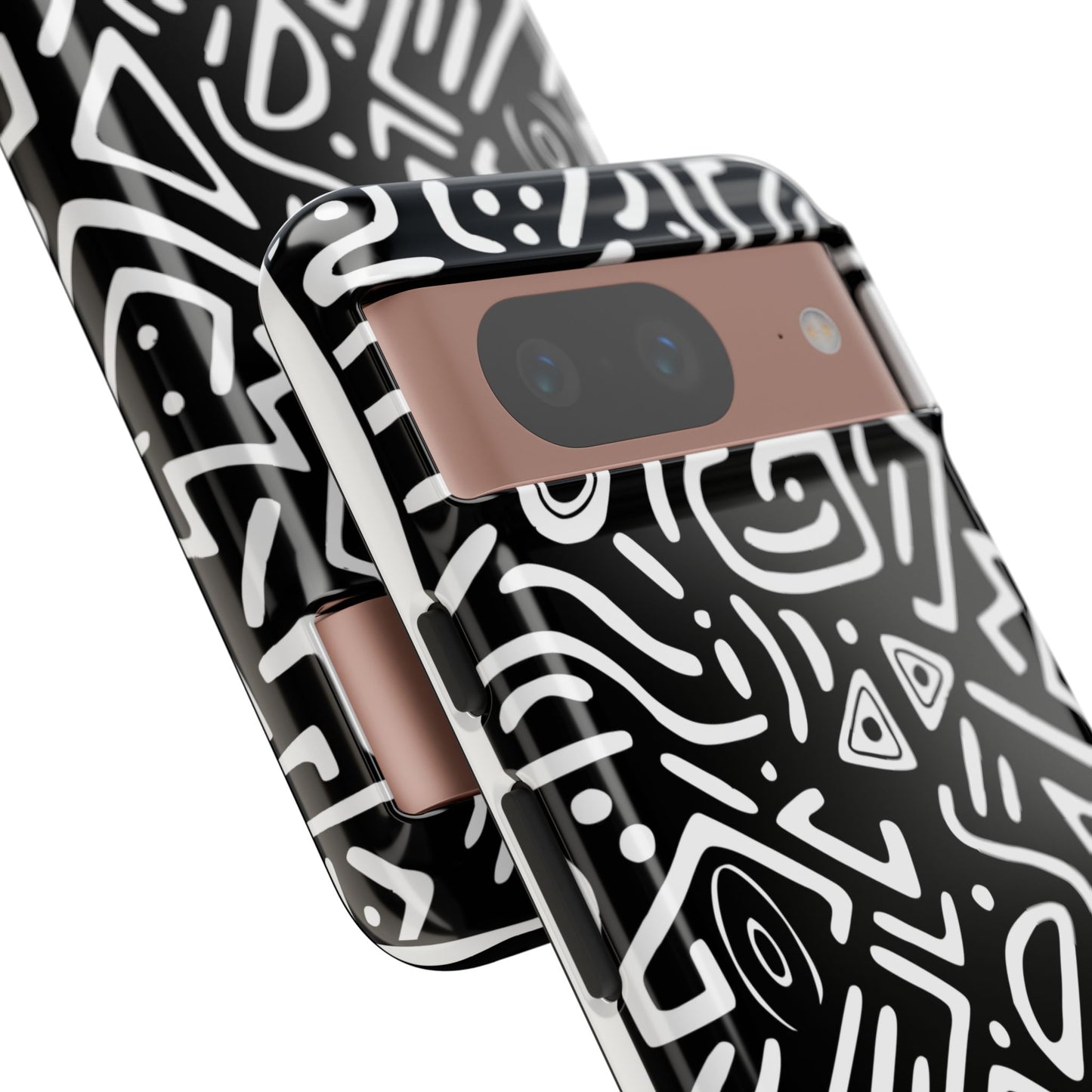 Stylish Phone Case, Abstract Design, Tough Cell Phone Cover, Modern Smartphone Protector, Gift for Tech Lovers, Unique Accessories