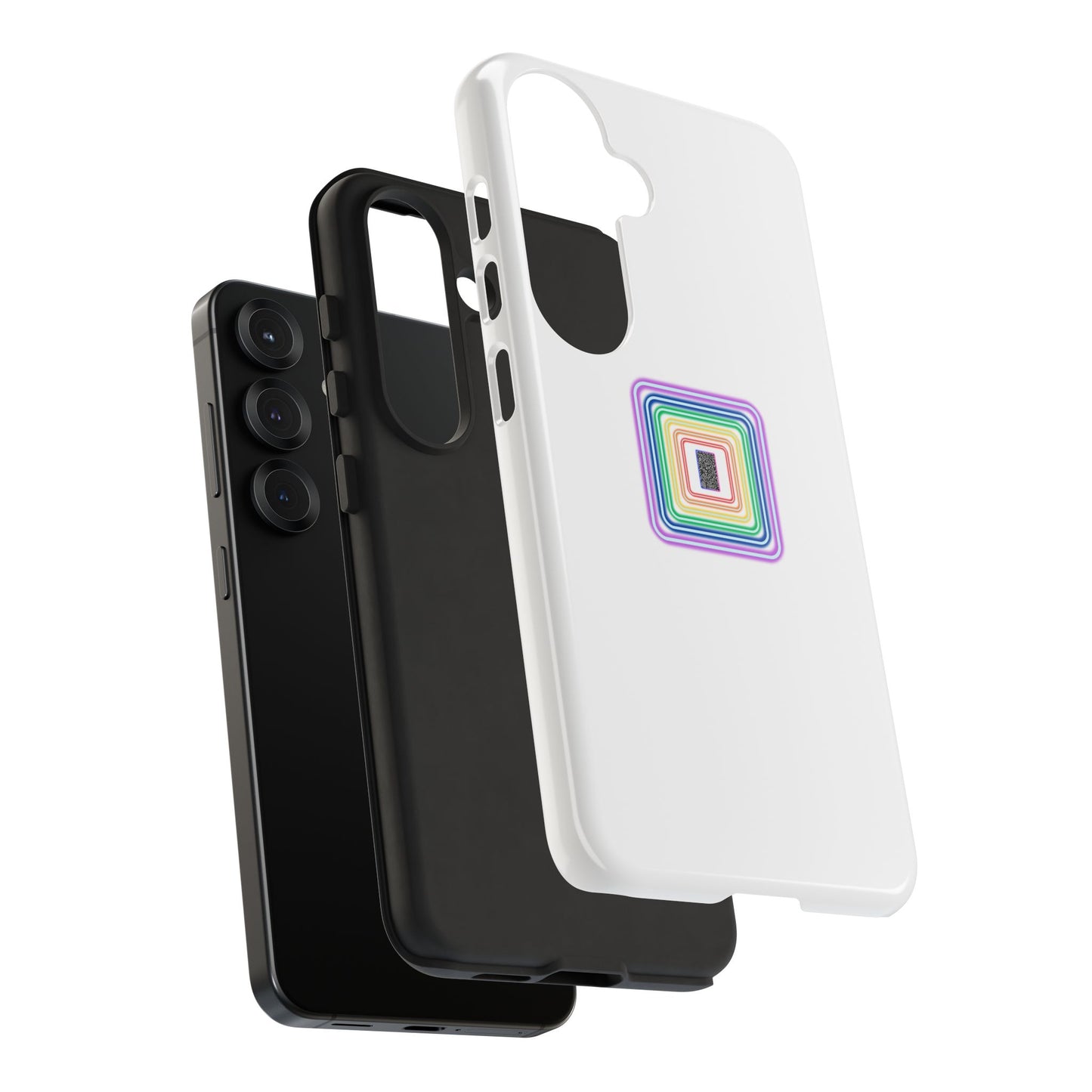 Colorful Geometric Phone Case for Tough Cases, Fun Phone Accessory, Unique Gift, Trendy Tech, Phone Protection