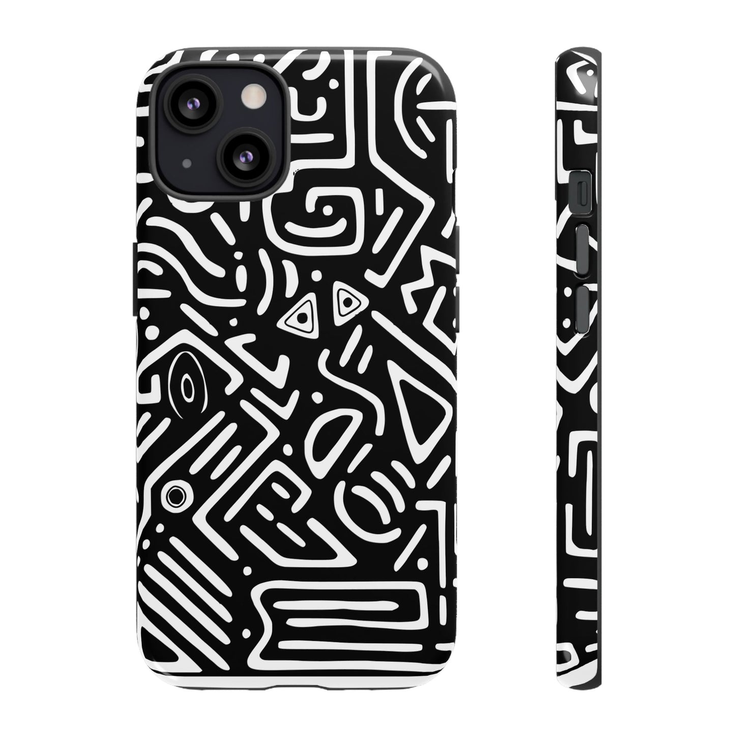 Stylish Phone Case, Abstract Design, Tough Cell Phone Cover, Modern Smartphone Protector, Gift for Tech Lovers, Unique Accessories