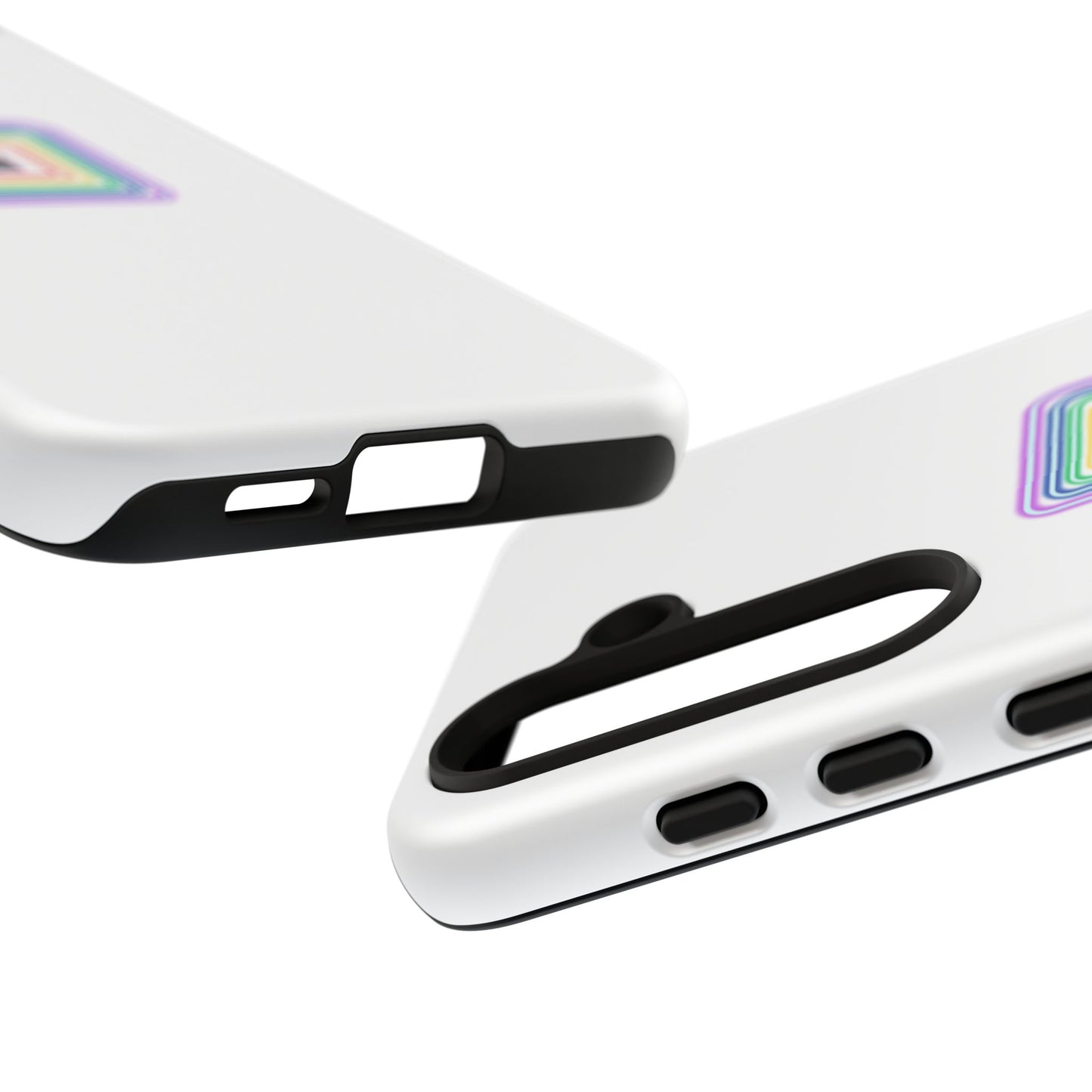 Colorful Geometric Phone Case for Tough Cases, Fun Phone Accessory, Unique Gift, Trendy Tech, Phone Protection