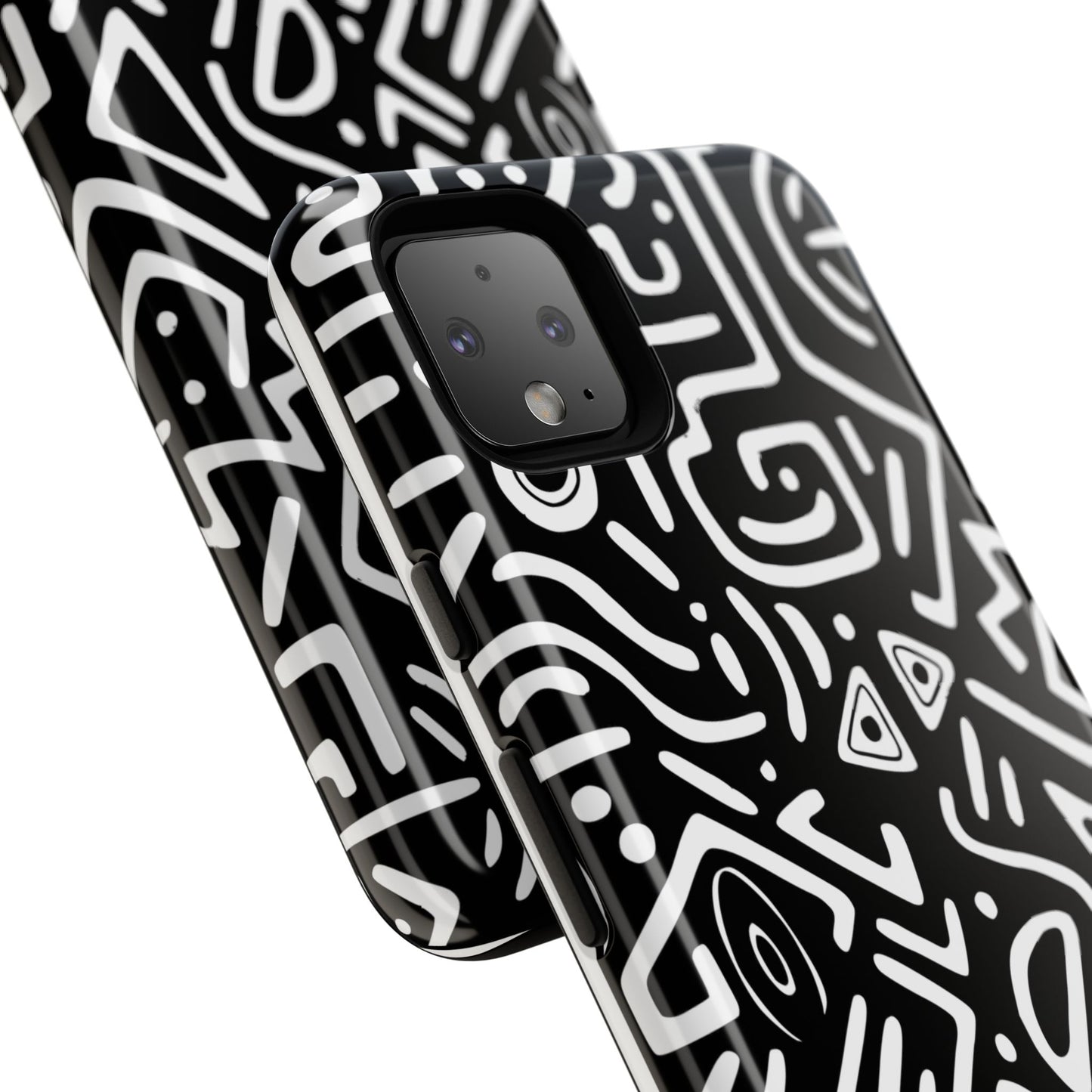 Stylish Phone Case, Abstract Design, Tough Cell Phone Cover, Modern Smartphone Protector, Gift for Tech Lovers, Unique Accessories