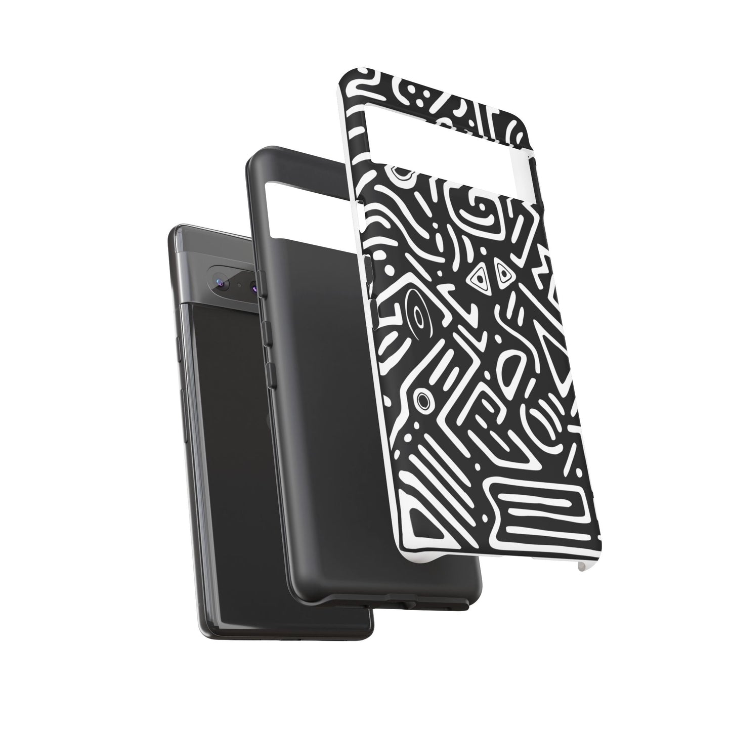 Stylish Phone Case, Abstract Design, Tough Cell Phone Cover, Modern Smartphone Protector, Gift for Tech Lovers, Unique Accessories