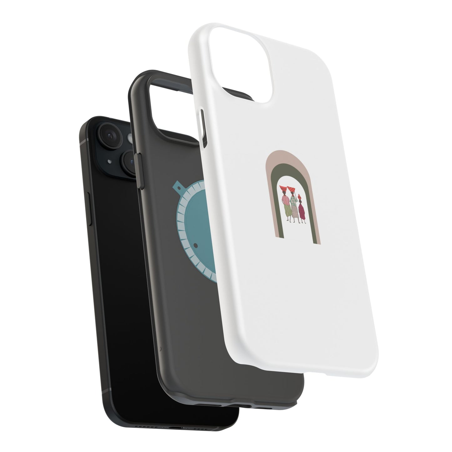 Artistic Magnetic Phone Cases, Unique Gift for Smartphone Lovers, Stylish Protection, Phone Accessories for Birthdays, Special Occasions.