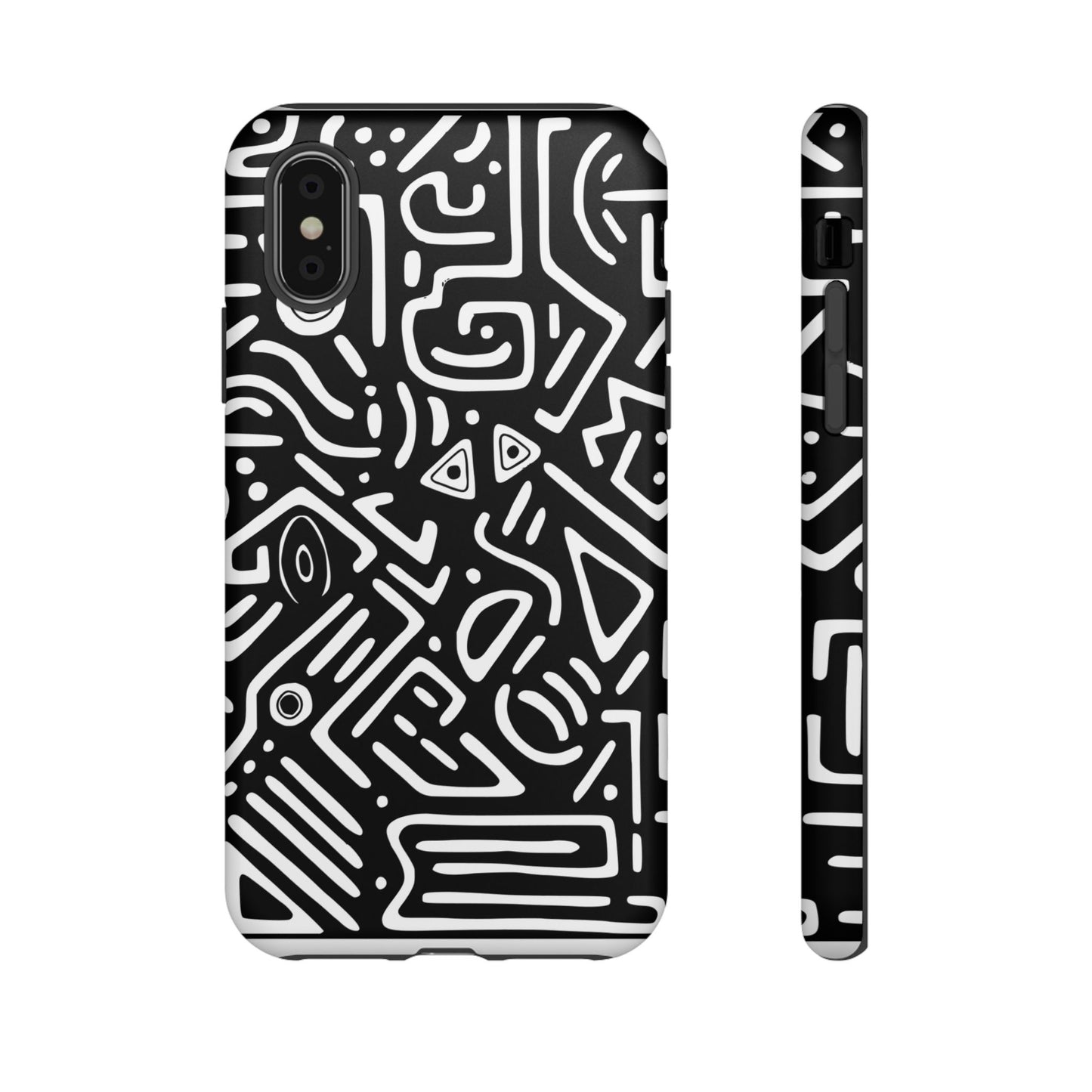 Stylish Phone Case, Abstract Design, Tough Cell Phone Cover, Modern Smartphone Protector, Gift for Tech Lovers, Unique Accessories