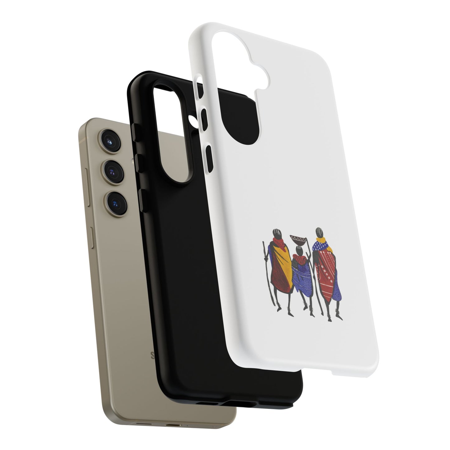 Stylish Phone Case Featuring Cultural Art, Tough Cases for Protection and Style, Gift for Holidays, Trendy Accessory, Unique Phone Cover