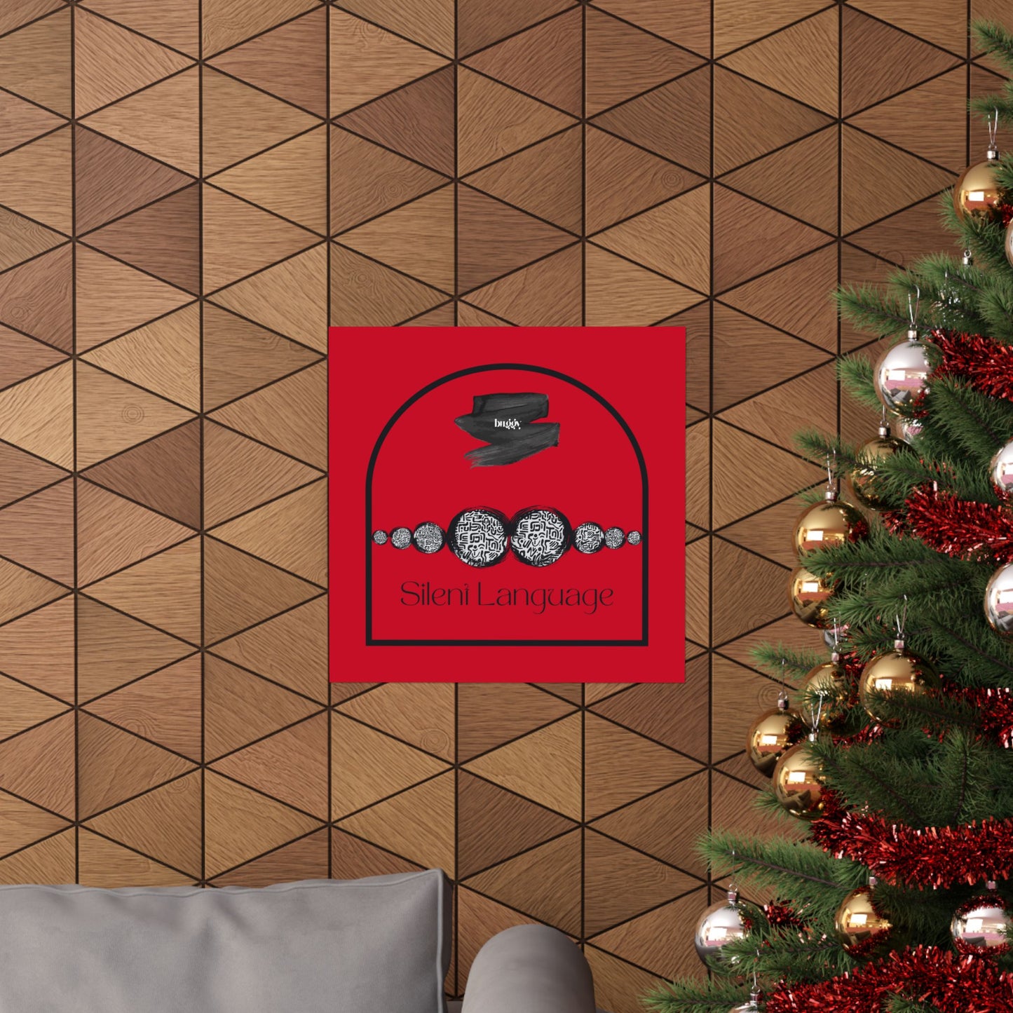 Bold Silent Language Matte Vertical Poster - Eye-Catching Wall Art for Creative Spaces