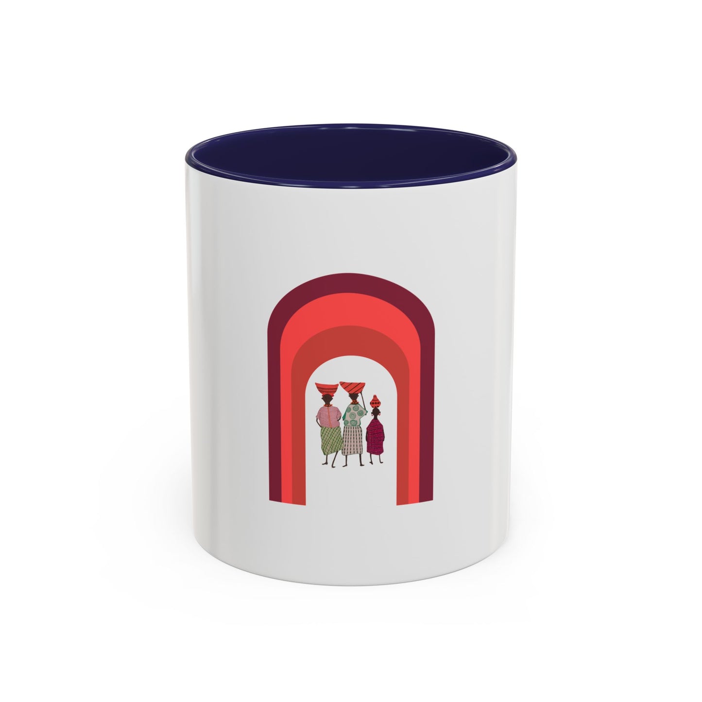 Stylish Accent Coffee Mug - Colorful Design for Creative Souls