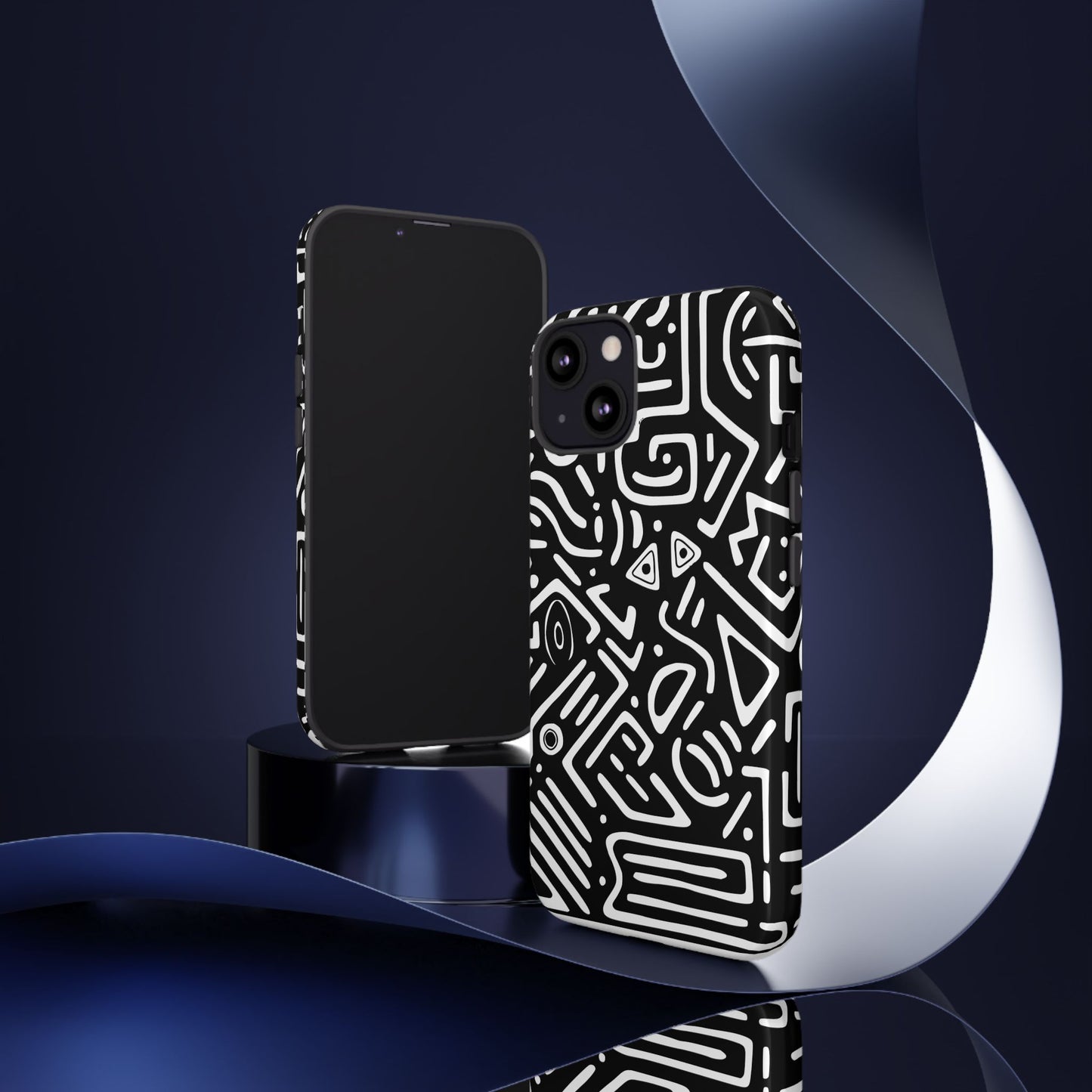 Stylish Phone Case, Abstract Design, Tough Cell Phone Cover, Modern Smartphone Protector, Gift for Tech Lovers, Unique Accessories