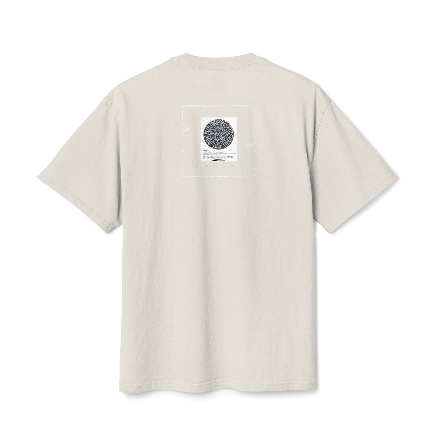 Fabric Of A Thought - Unisex Heavy Faded Tee | Relaxed Casual Style | Perfect for Everyday Wear, Gifting, Festivals, Summer Outings, Lounge Wear