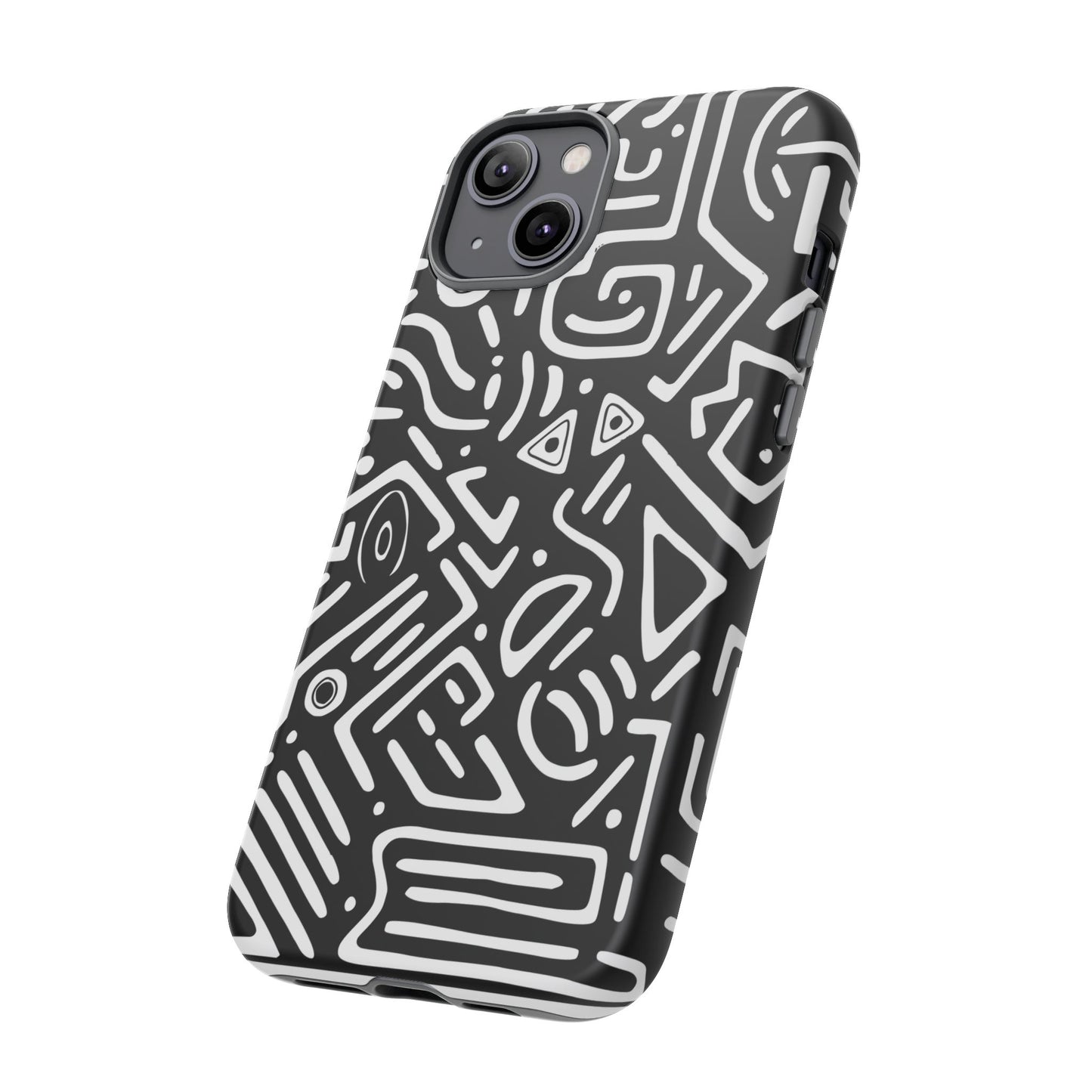 Stylish Phone Case, Abstract Design, Tough Cell Phone Cover, Modern Smartphone Protector, Gift for Tech Lovers, Unique Accessories
