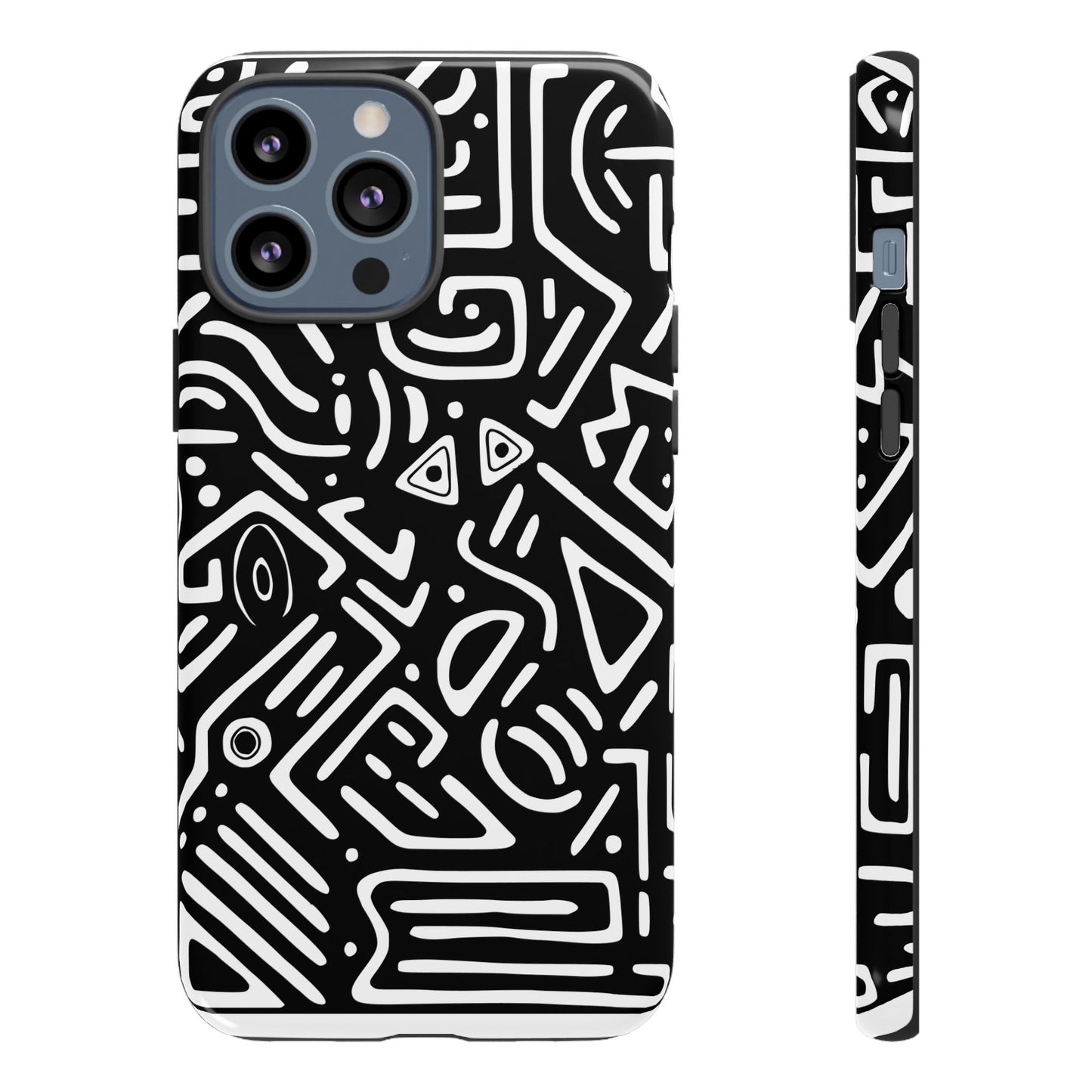 Stylish Phone Case, Abstract Design, Tough Cell Phone Cover, Modern Smartphone Protector, Gift for Tech Lovers, Unique Accessories