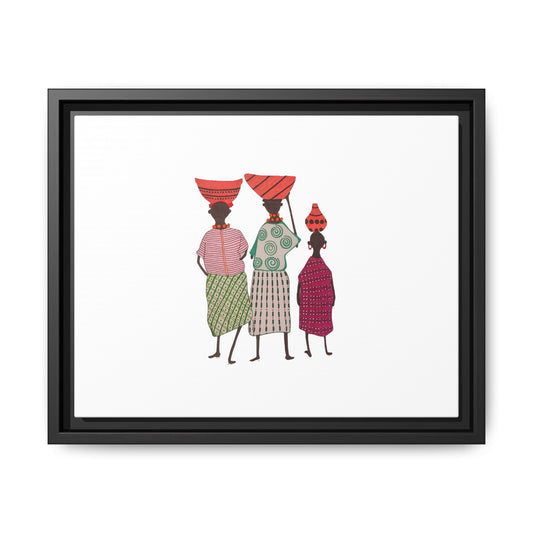 Dinkgwana - Framed Matte Canvas Art