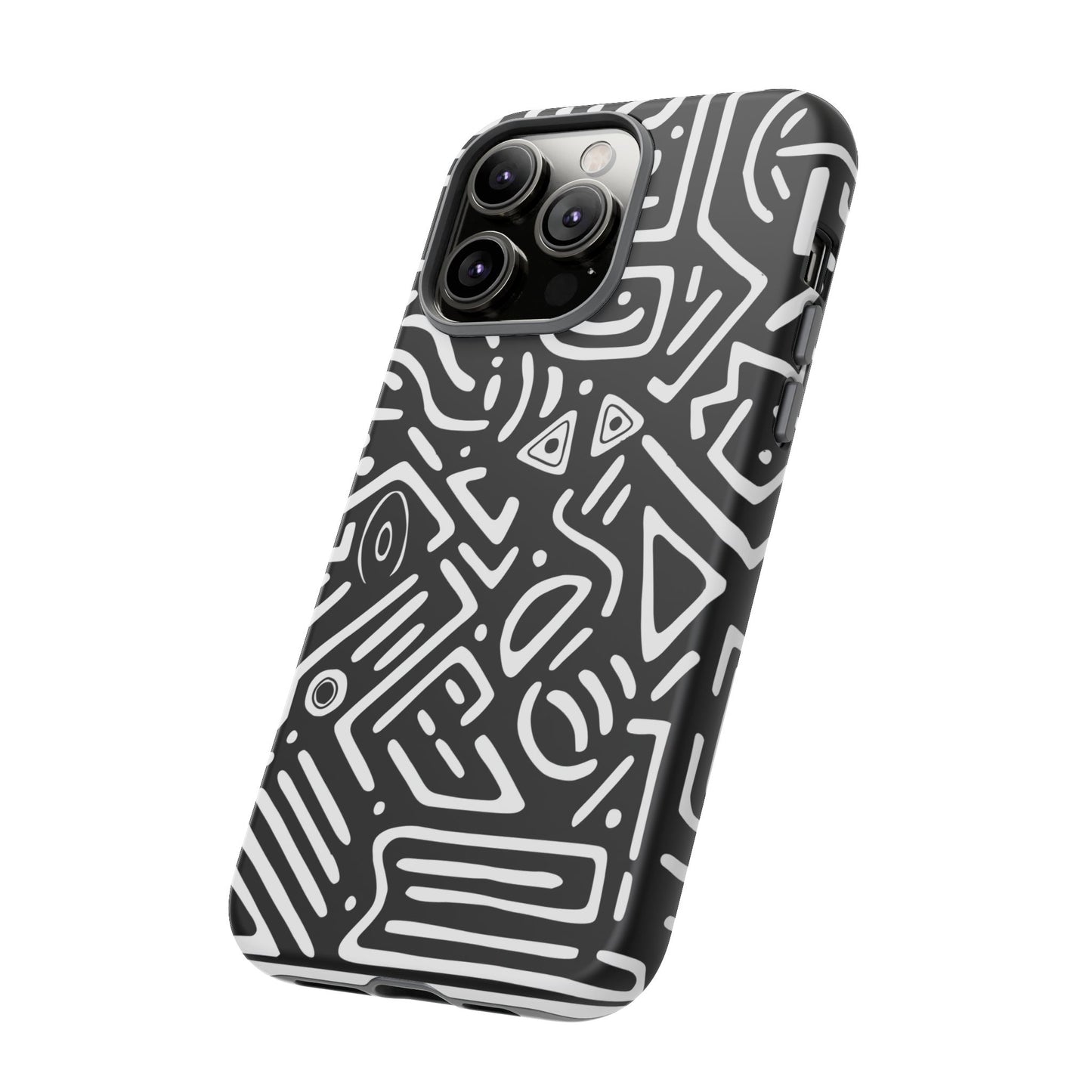 Stylish Phone Case, Abstract Design, Tough Cell Phone Cover, Modern Smartphone Protector, Gift for Tech Lovers, Unique Accessories