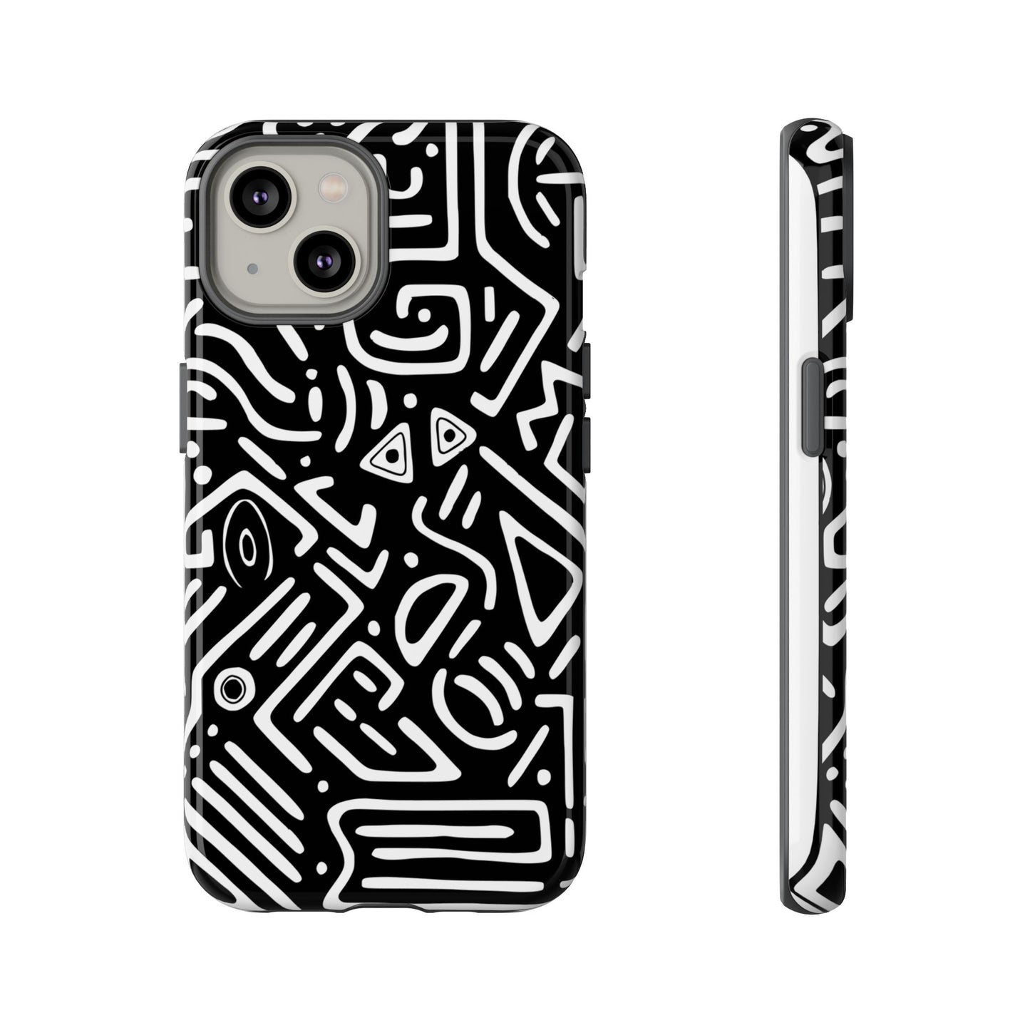 Stylish Phone Case, Abstract Design, Tough Cell Phone Cover, Modern Smartphone Protector, Gift for Tech Lovers, Unique Accessories